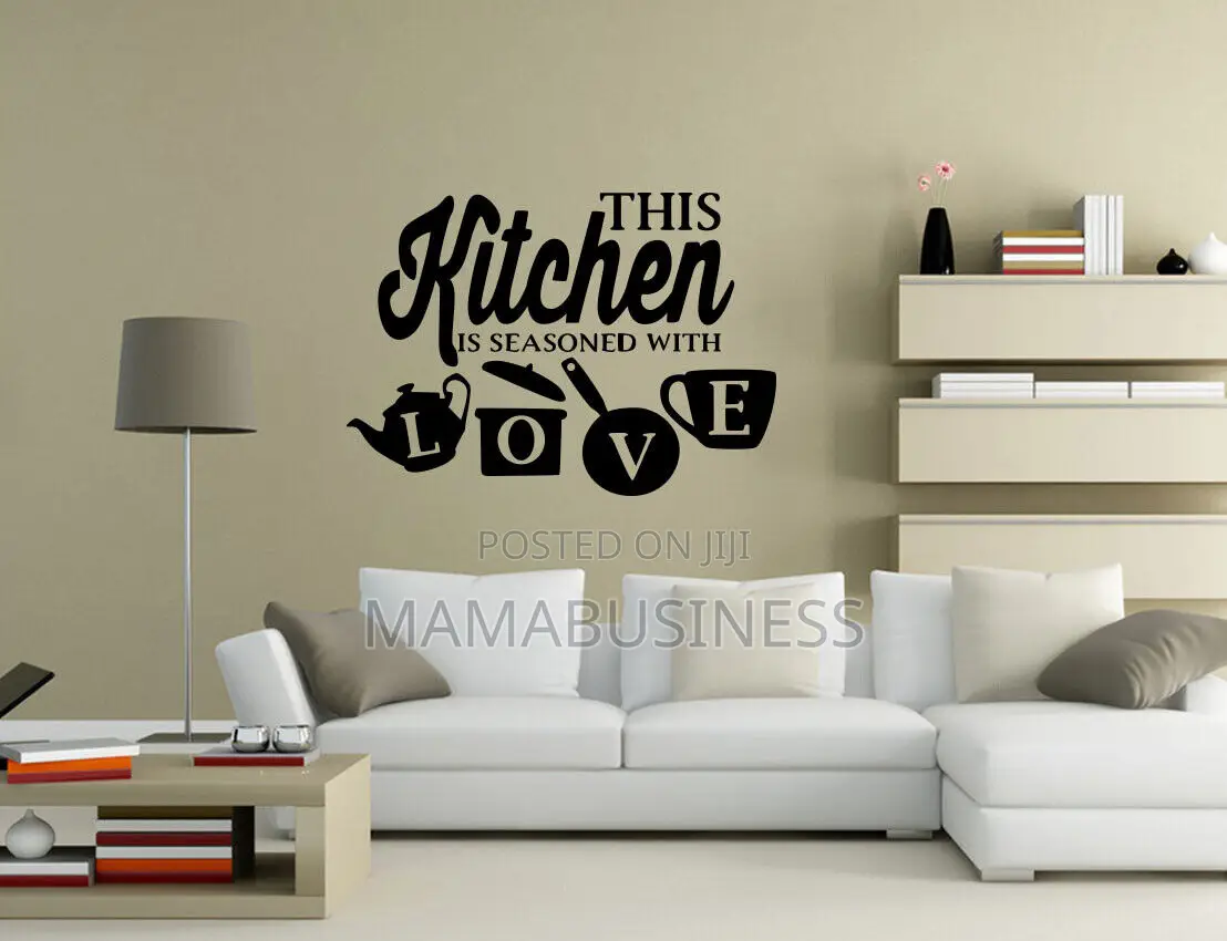 This Kitchen Is Seasoned With LOVE Wall Quotes Wall Stickers