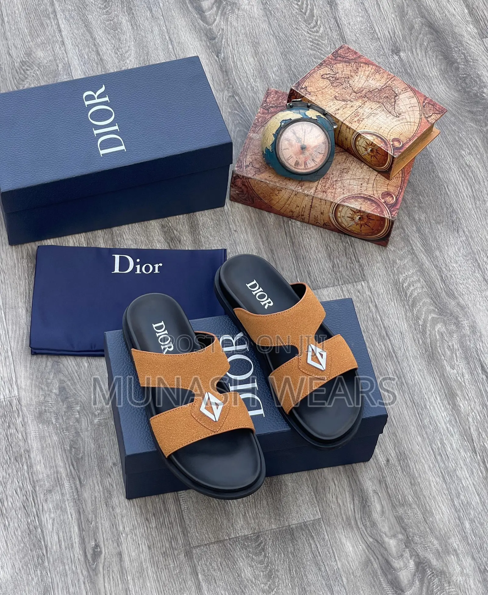 Dior Leather Slipers