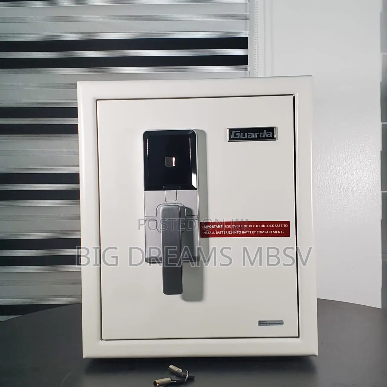 White Guard Fingerprint Fireproof Safe