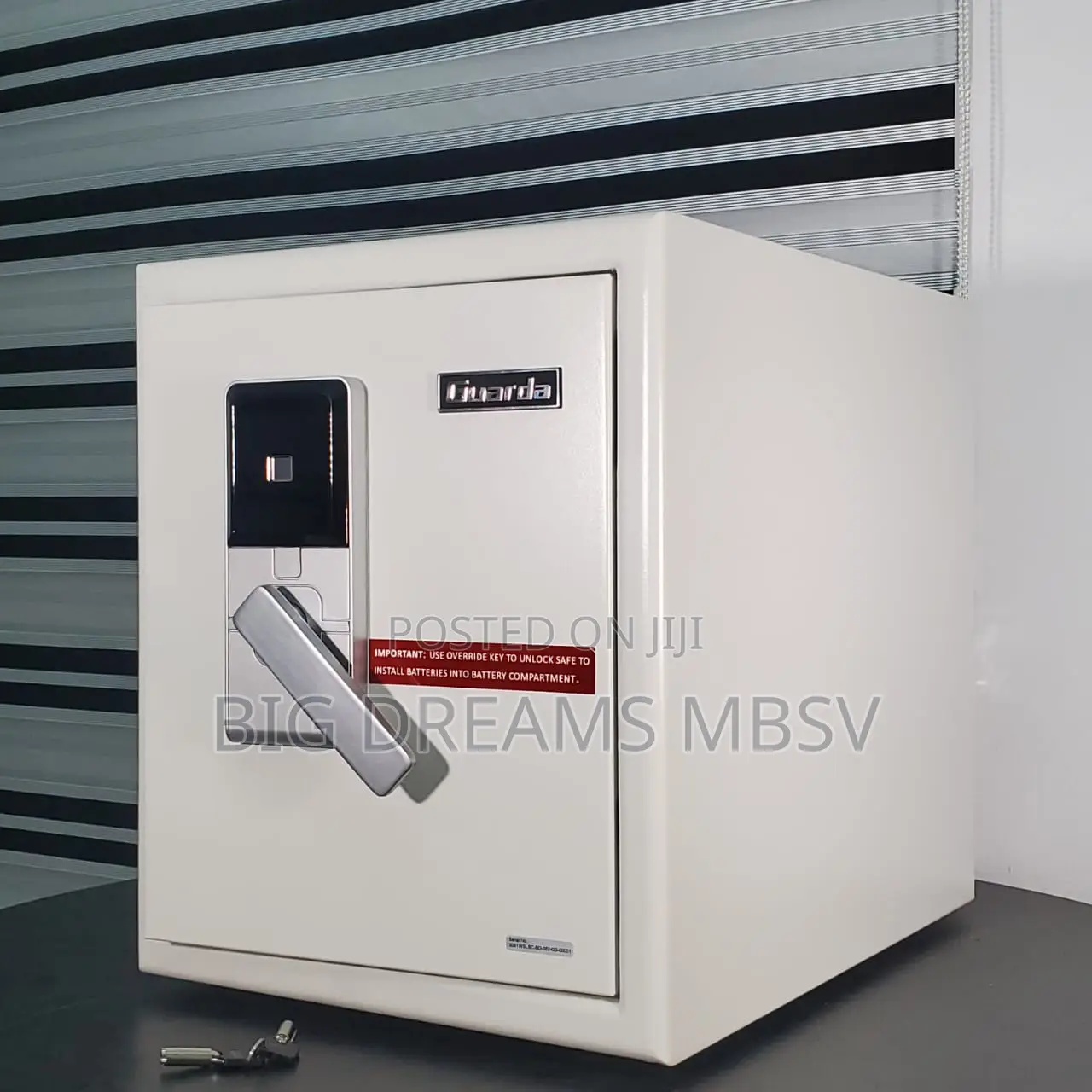 White Guard Fingerprint Fireproof Safe