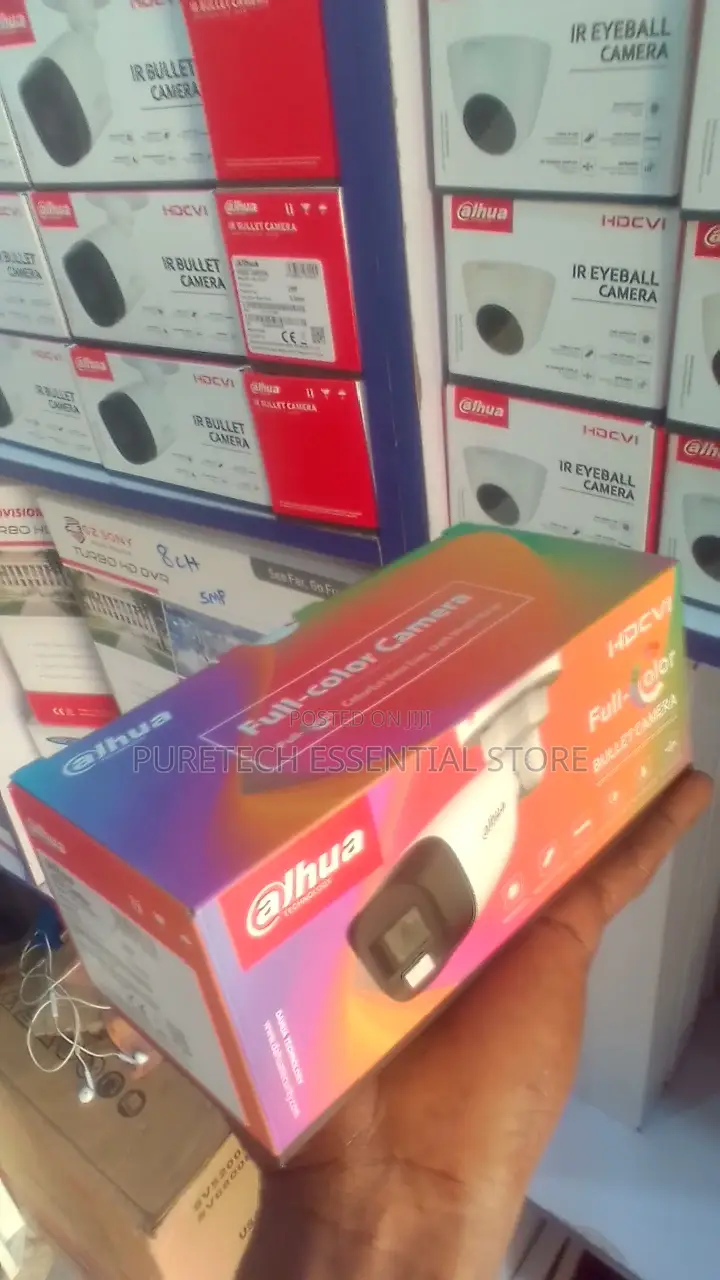 Dahua Indoor and Outdoor Cameras Full Color