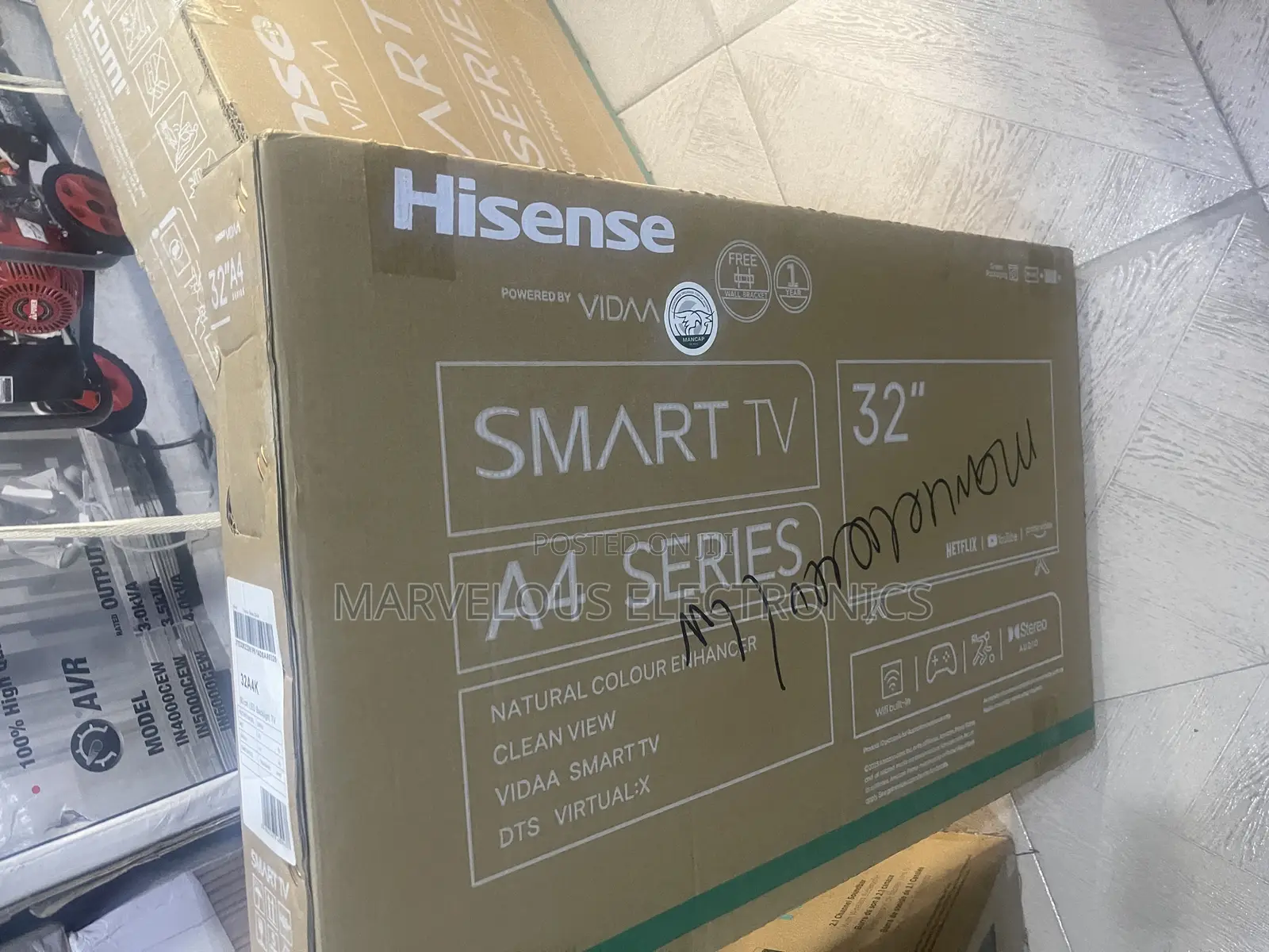 Brand New Hiseense 32smart Tv Full Framless Smart Television