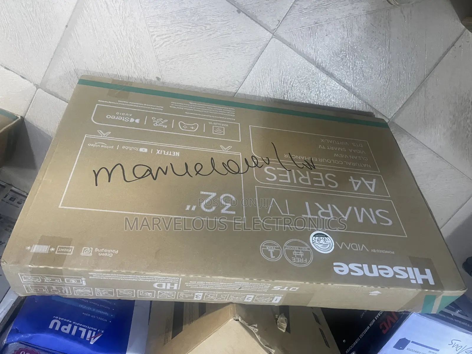 Brand New Hiseense 32smart Tv Full Framless Smart Television