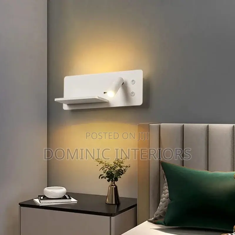 Wireless/Usb Charging Rotatable Wall Light