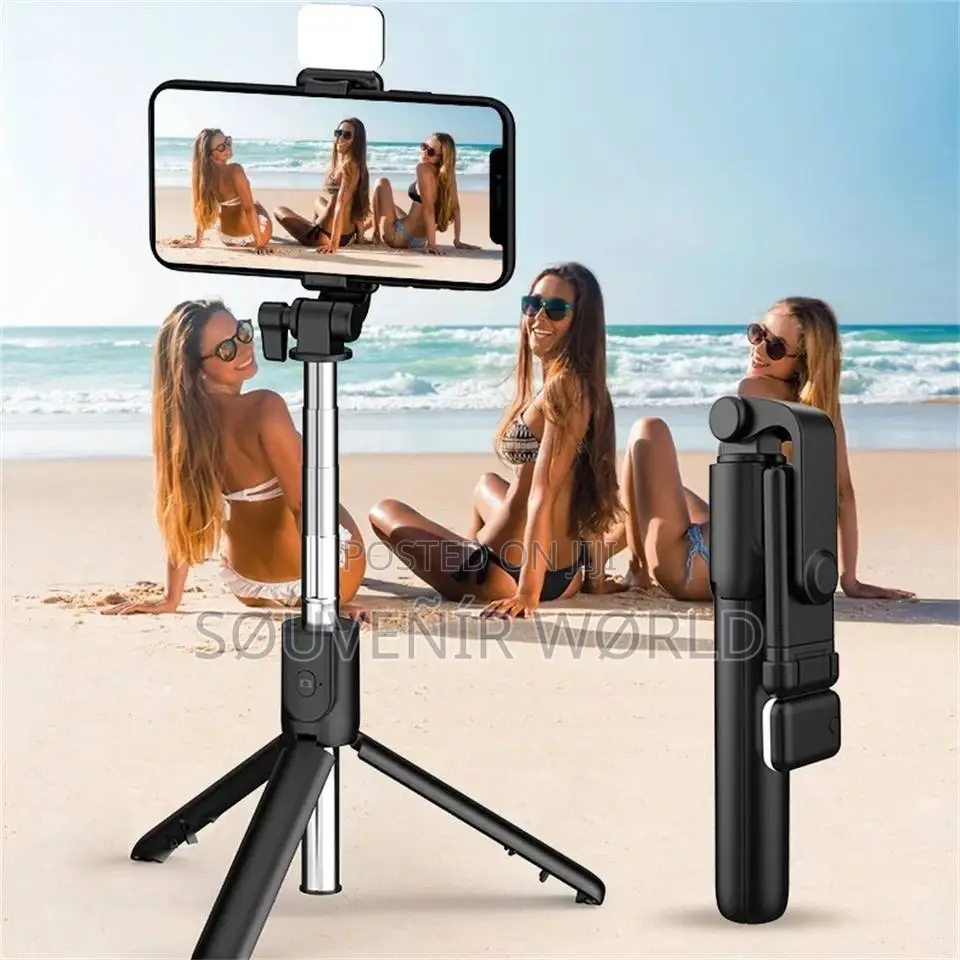 New Foldable LED Light Selfie Stick