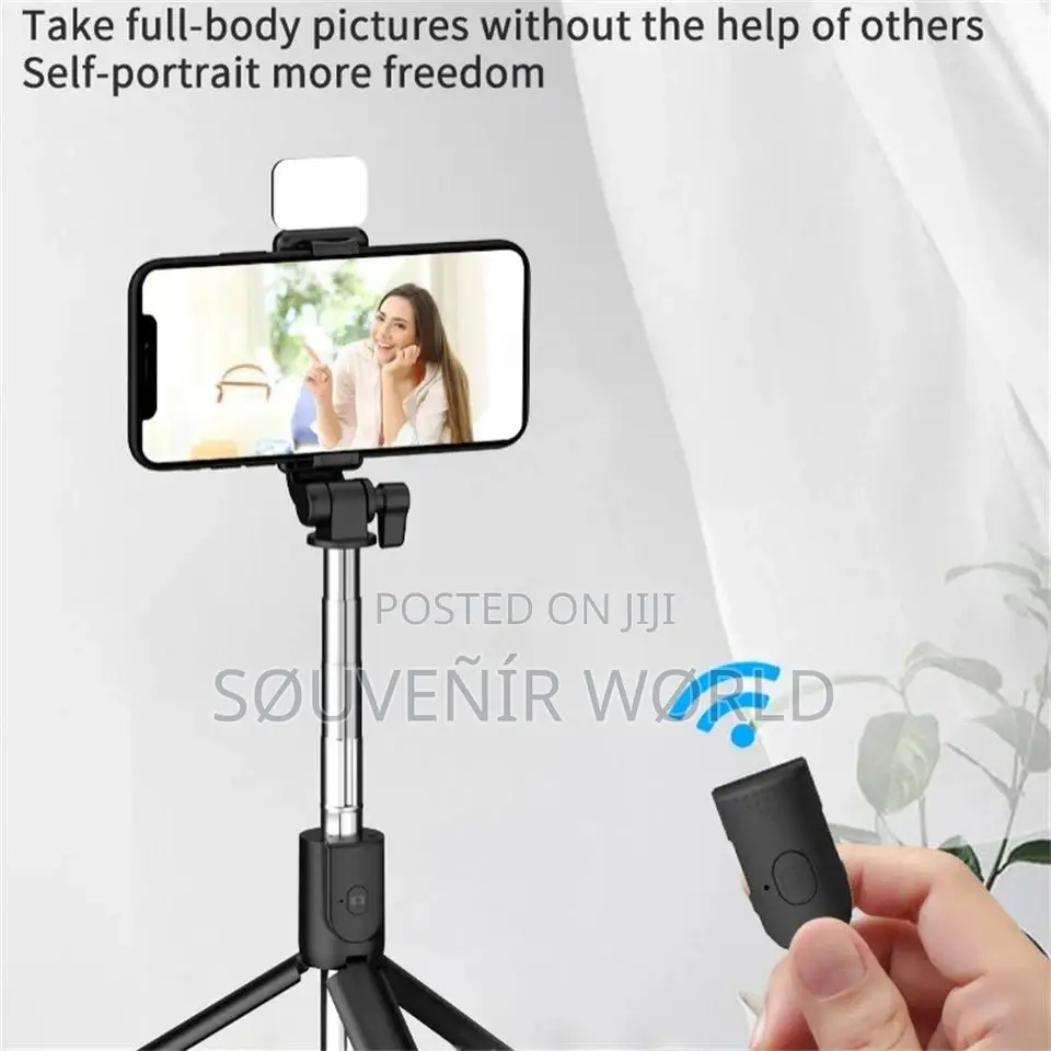 New Foldable LED Light Selfie Stick