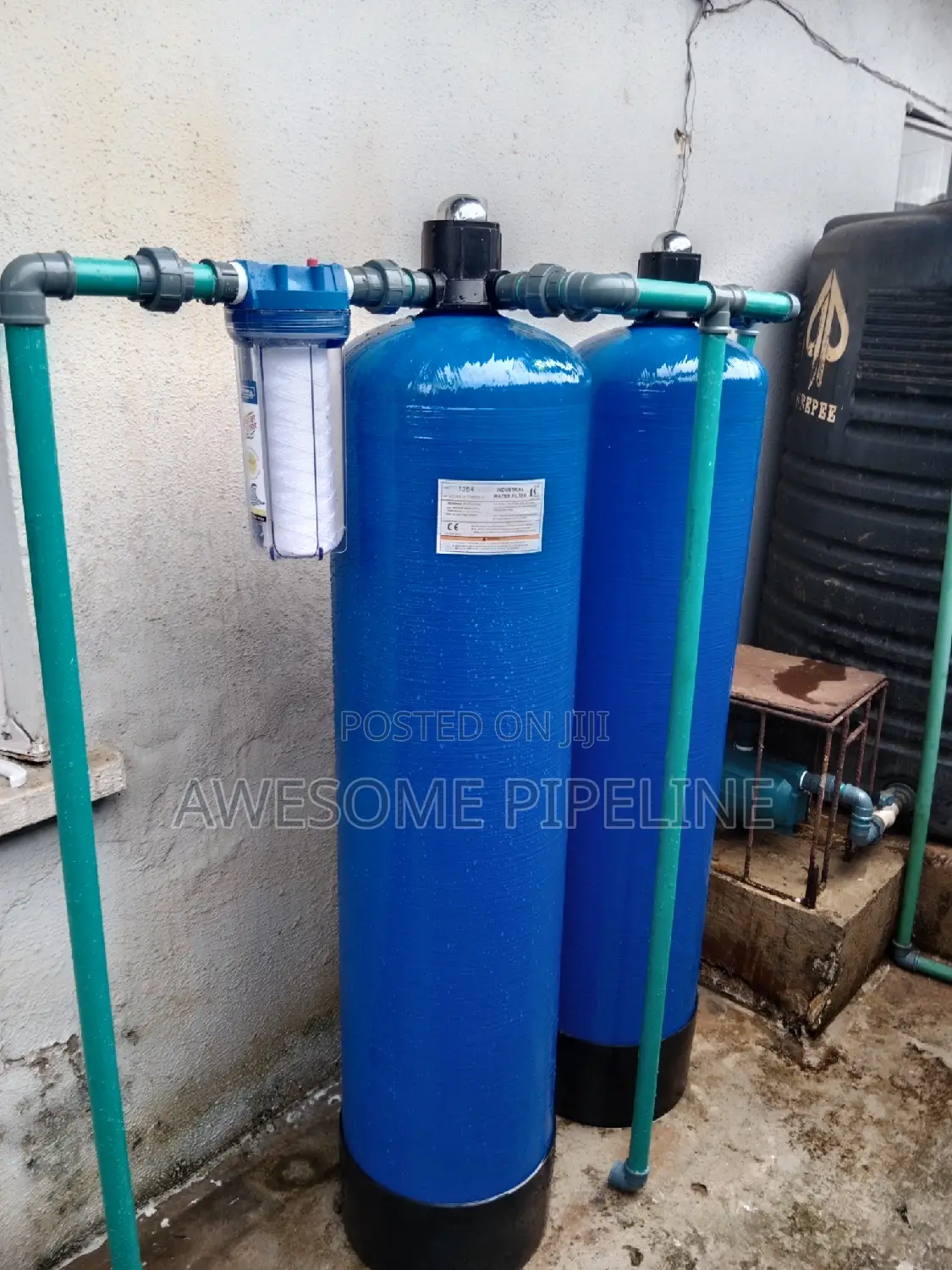 Fiberglass Water Treatment Plant