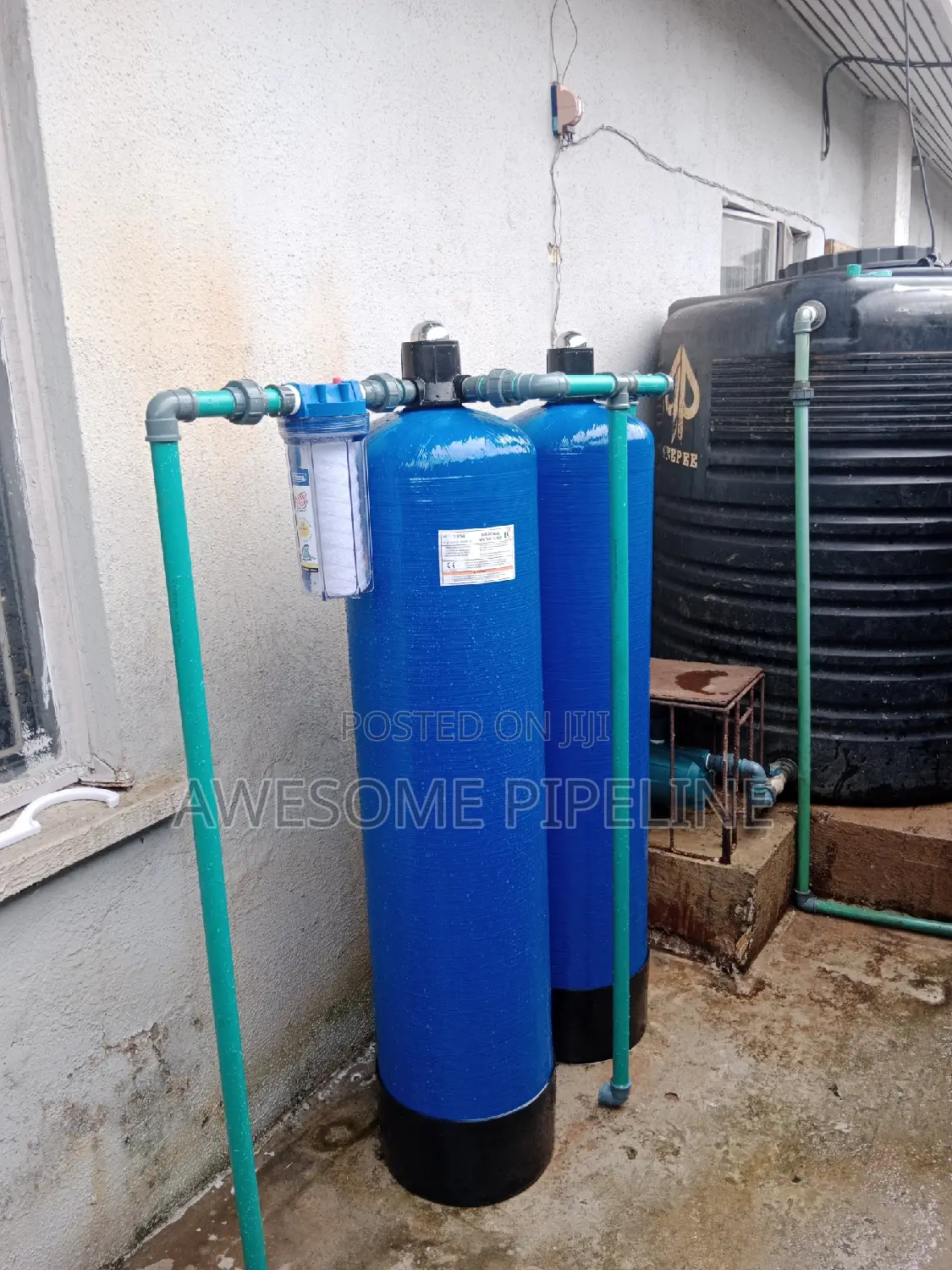 Fiberglass Water Treatment Plant