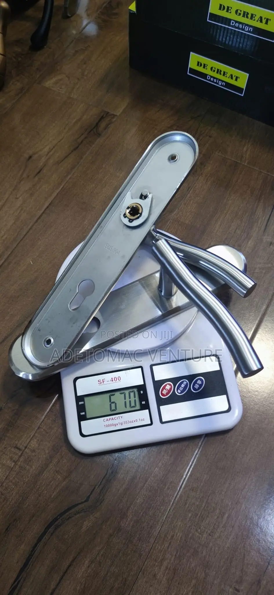 Original Europe Stainless Lock Set and Handles