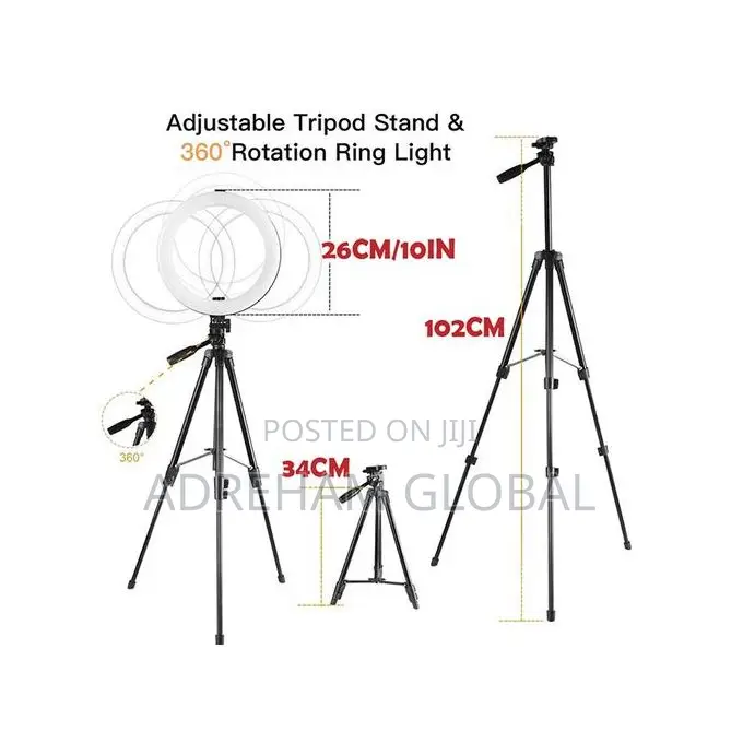 10 Inches Ring Light With Led Light.