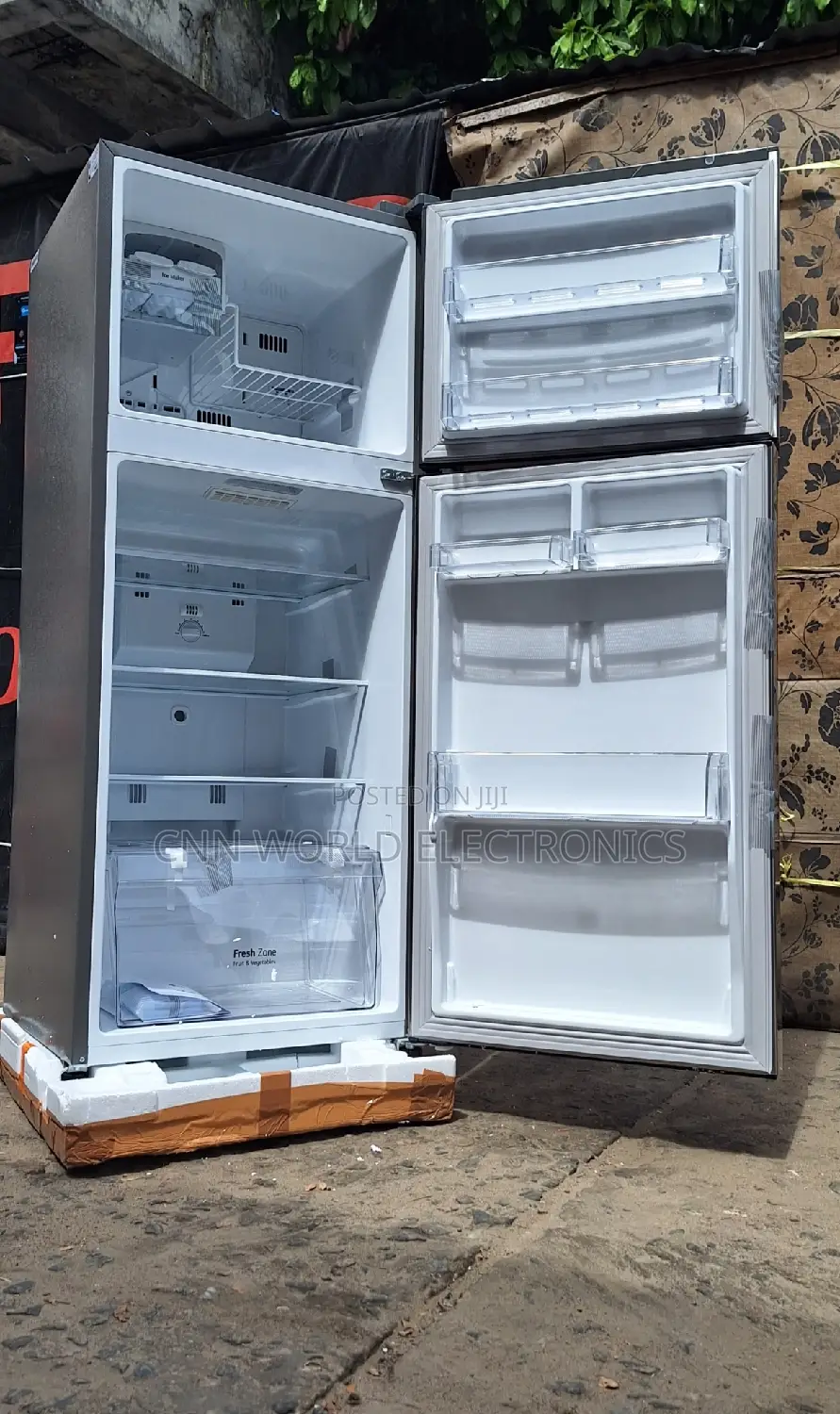 New LG 260L Smart Inverter Double Door Fridge Model C252SLBB