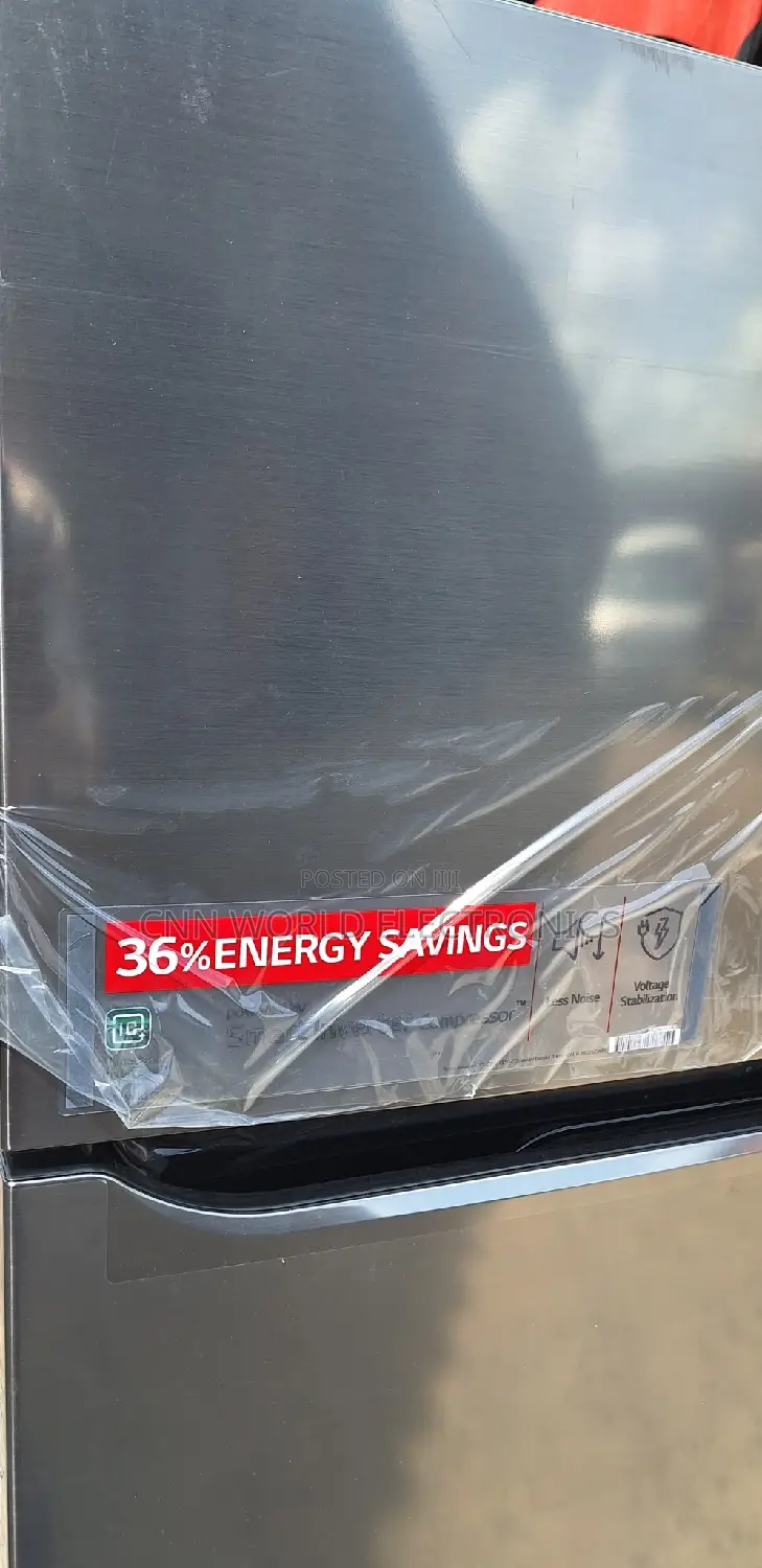 New LG 260L Smart Inverter Double Door Fridge Model C252SLBB