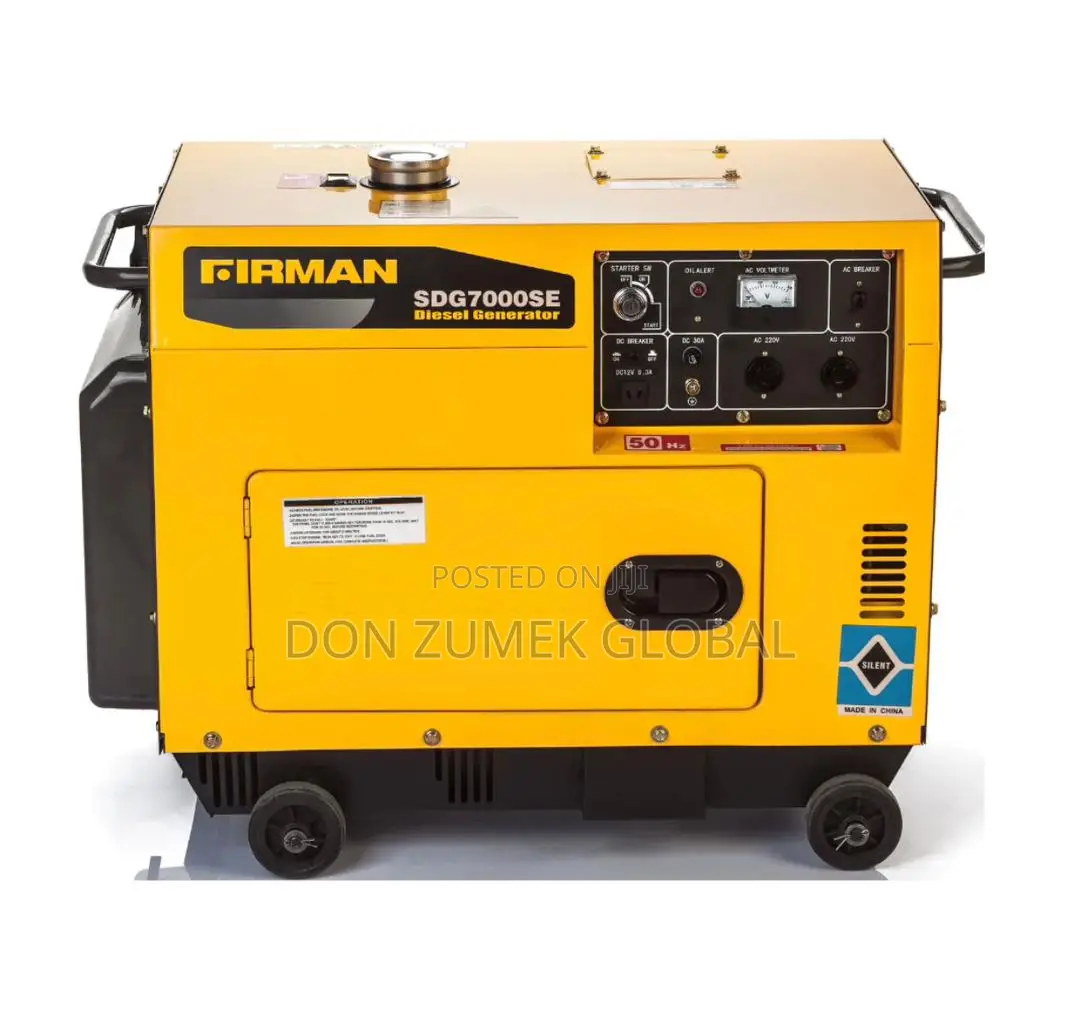 7kva Diesel Firman Soundproof Generator