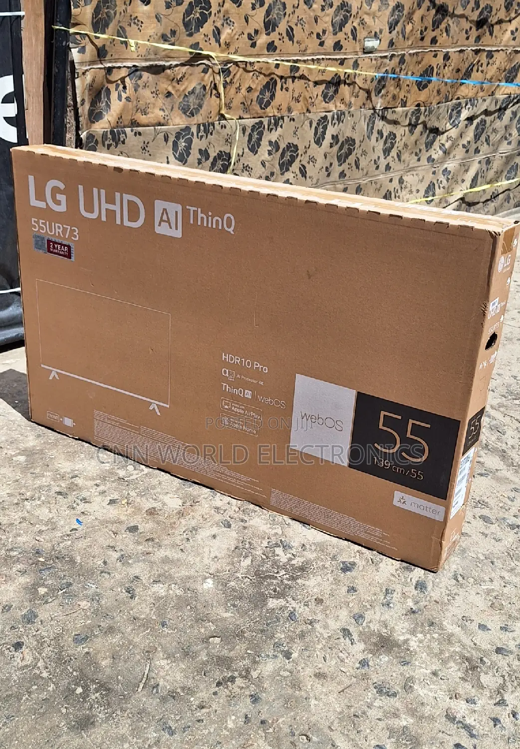 2025>Lg 55" Uhd Ai Thinq Smart Satellite Netflix App