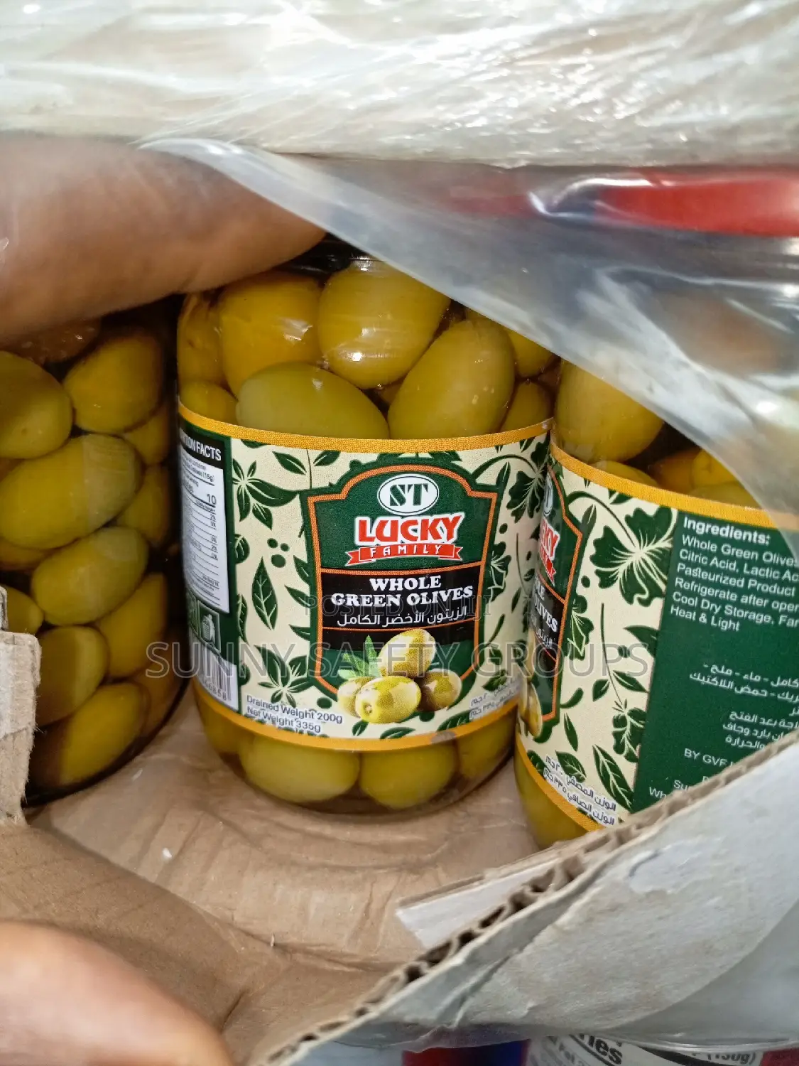 Lucky Family Whole Green Olive, Healthy, Organic