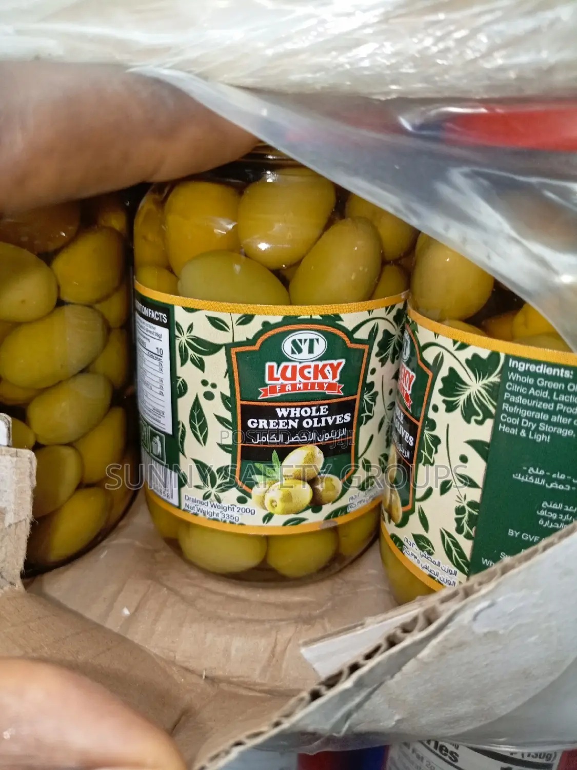 Lucky Family Whole Green Olive, Healthy, Organic