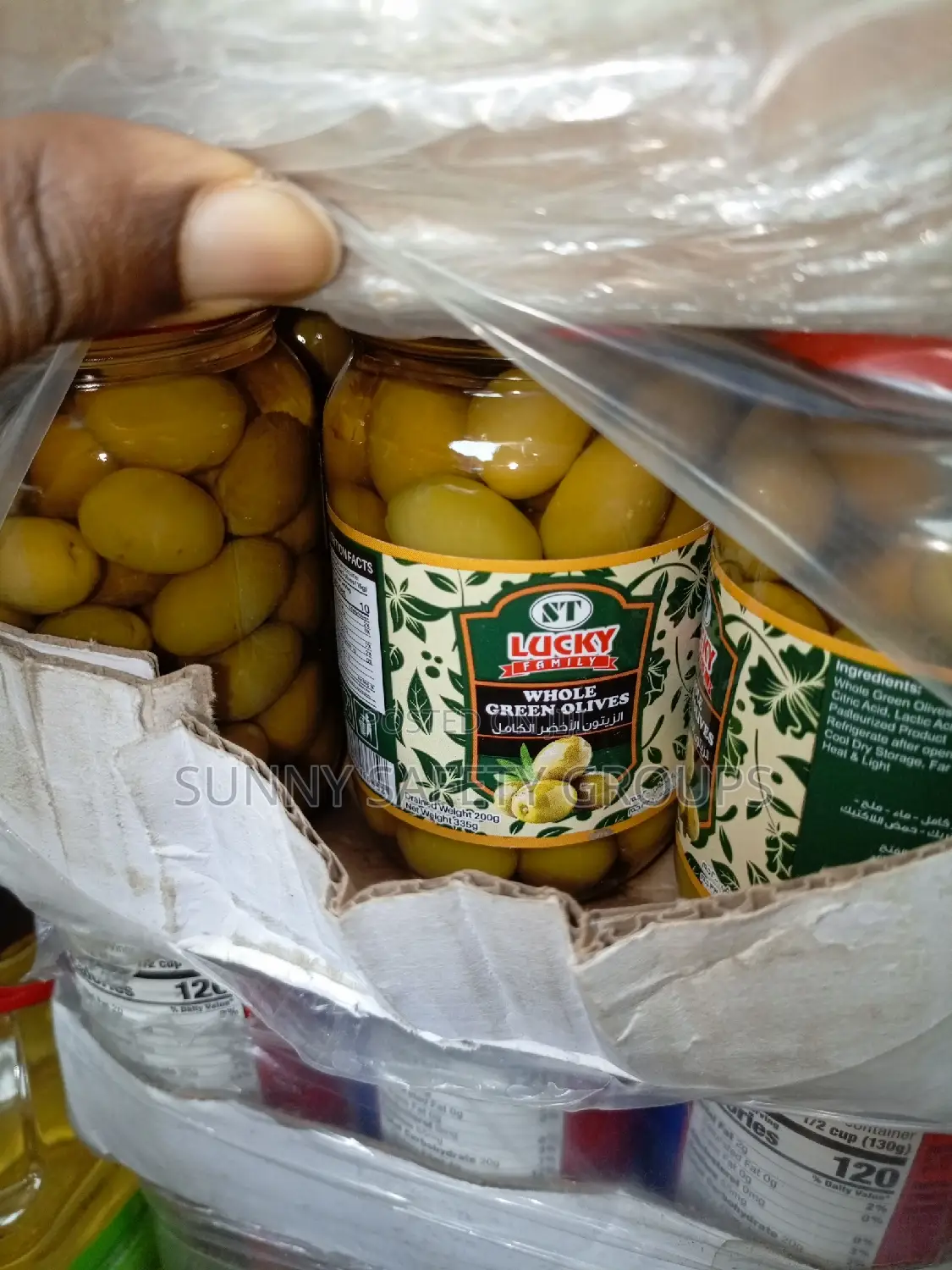 Lucky Family Whole Green Olive, Healthy, Organic