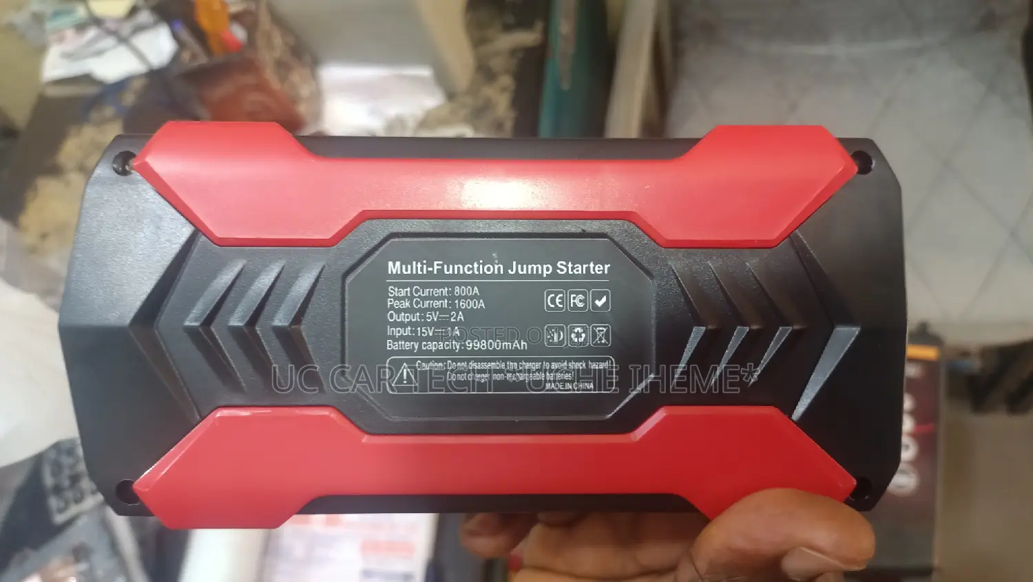 Jump Starter With Tyre Pumper