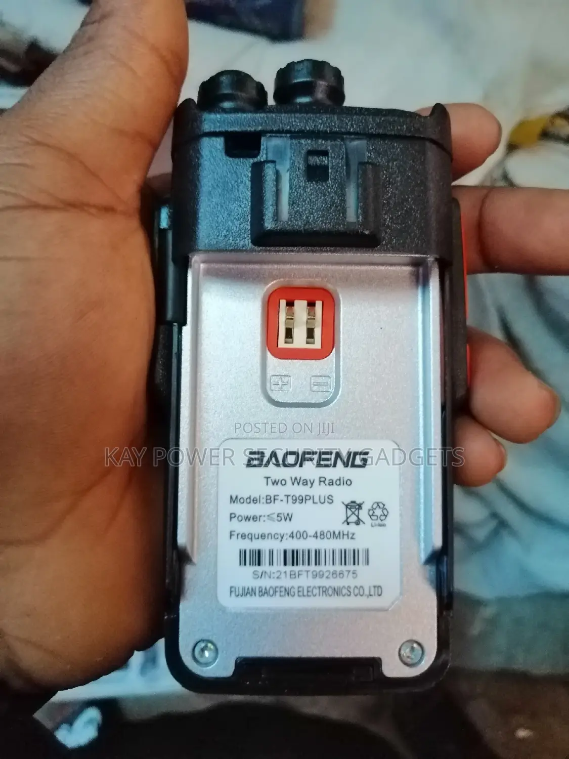 Bf -T99plus Portable Two Way Radio