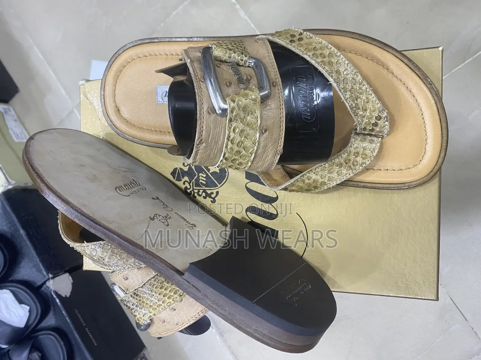 Italian Mauri Slipers