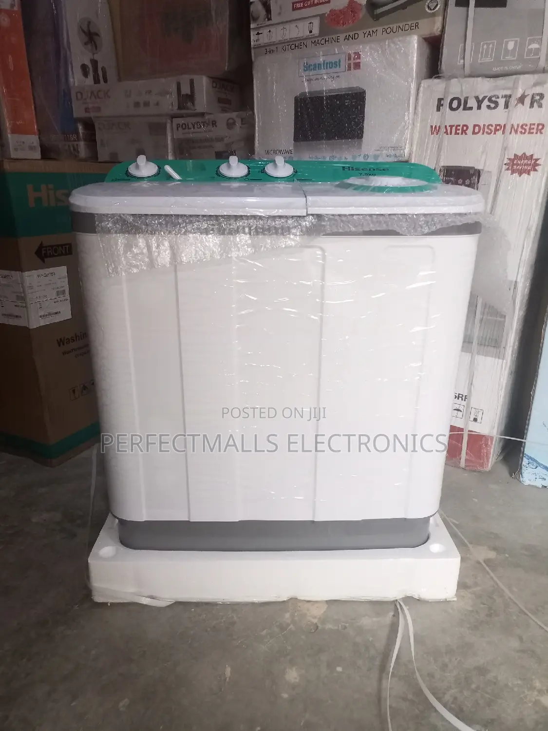 Hisense 7.5kg Twin Tub Semi-Automatic Washing Machine