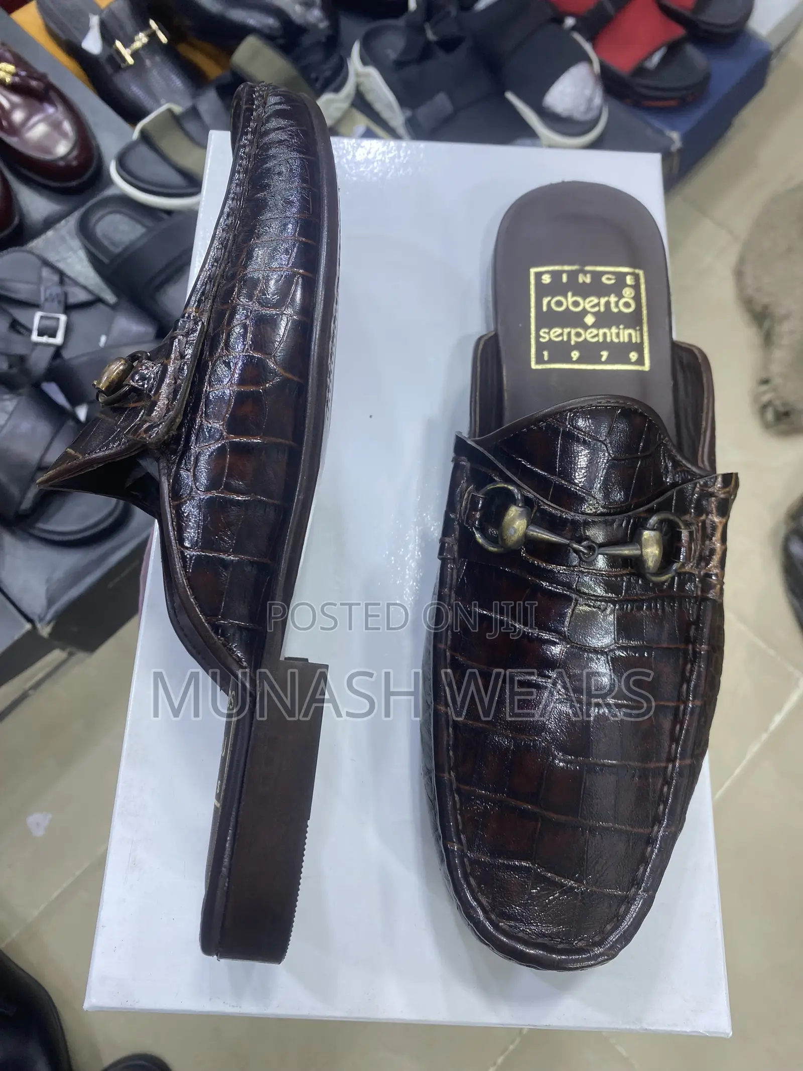 Italian Serpentini Half Shoe