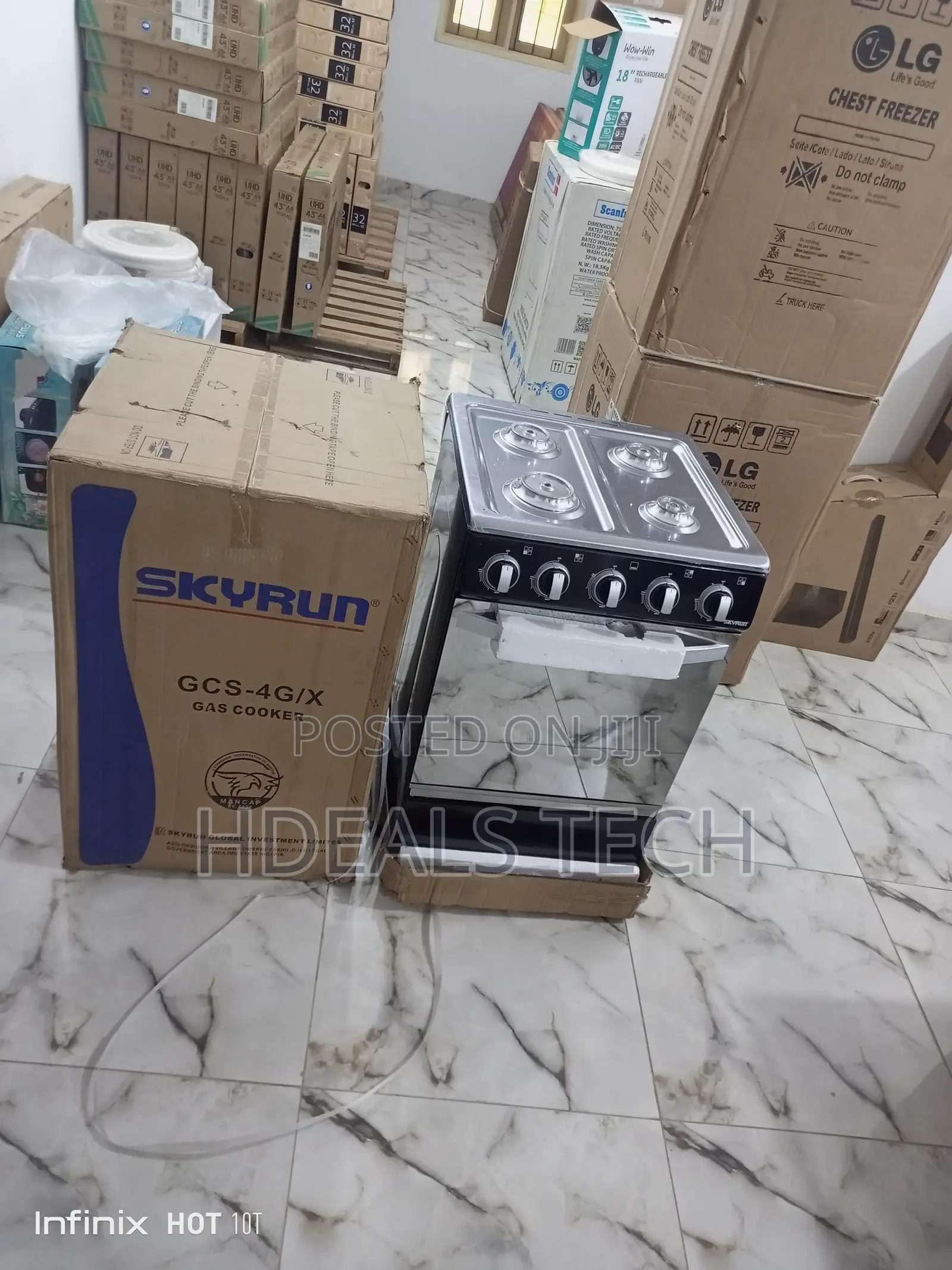 Skyrun 4 Burners Gas Cooker GCS-4G/X