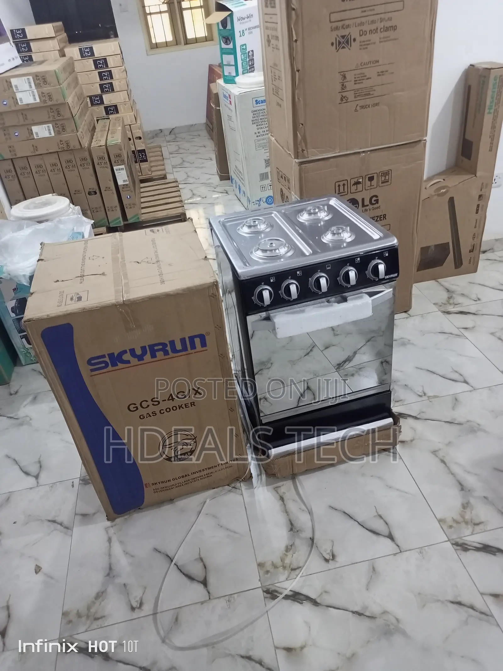 Skyrun 4 Burners Gas Cooker GCS-4G/X
