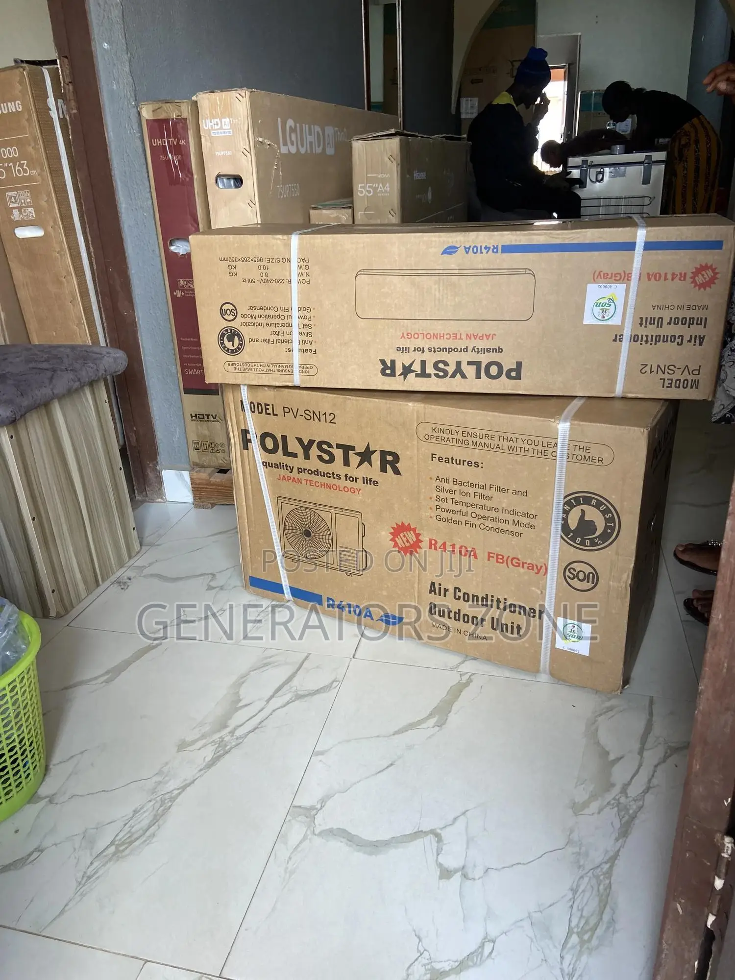 Low Noise [Pv-Sn12] Non Inverter AC Polystar 1.5hp
