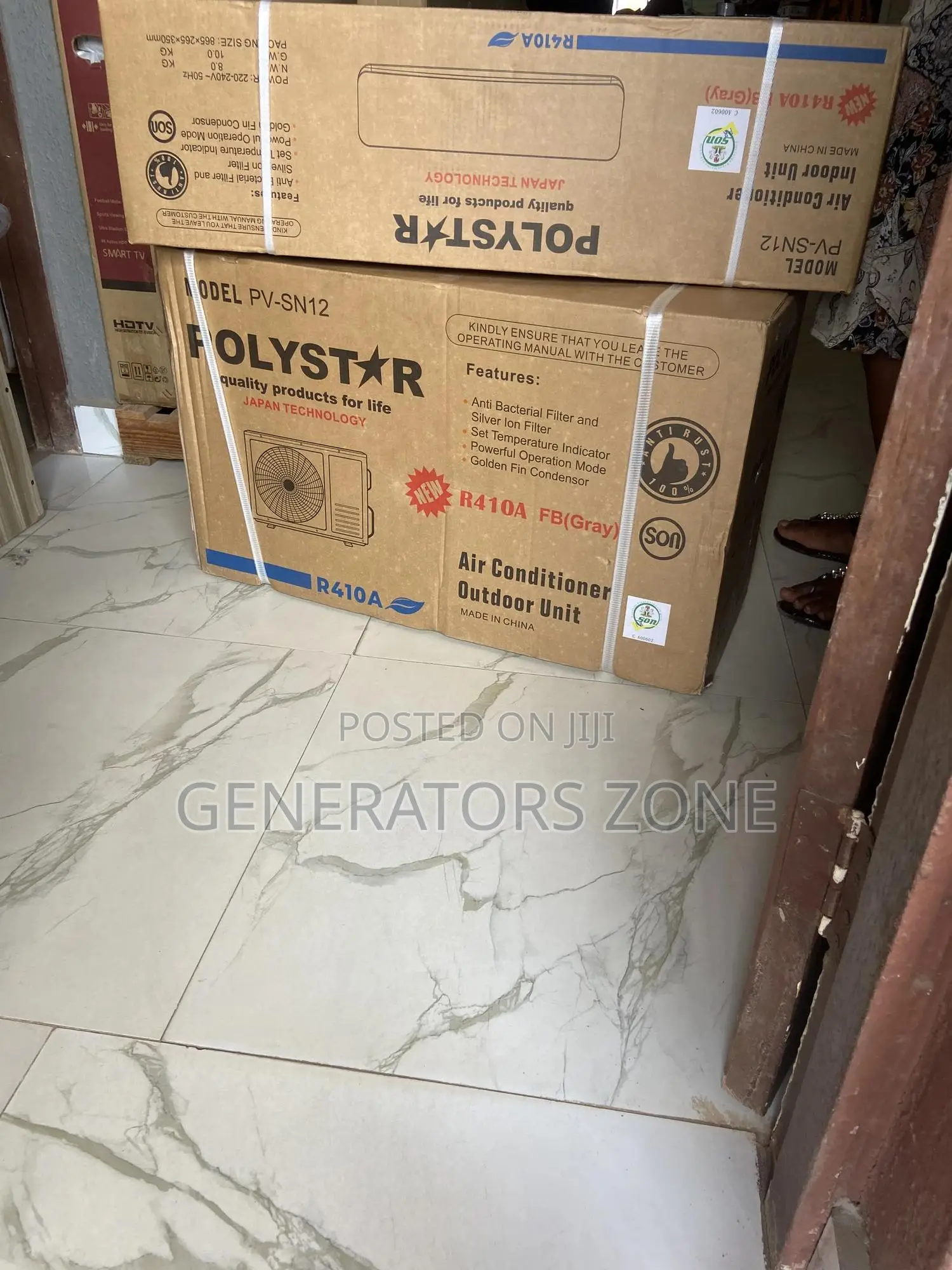 Low Noise [Pv-Sn12] Non Inverter AC Polystar 1.5hp