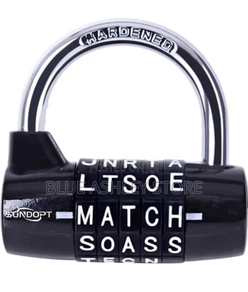 Gym Locker Lock,5 Letter Word Lock,5 Digit Combination Lock