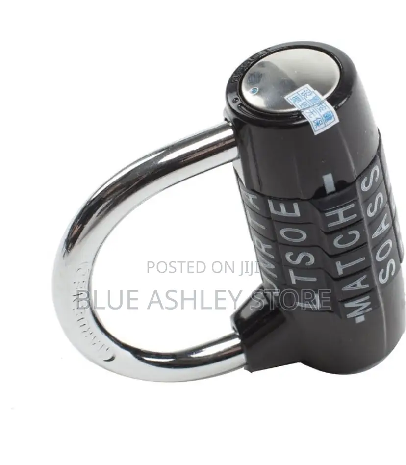 Gym Locker Lock,5 Letter Word Lock,5 Digit Combination Lock