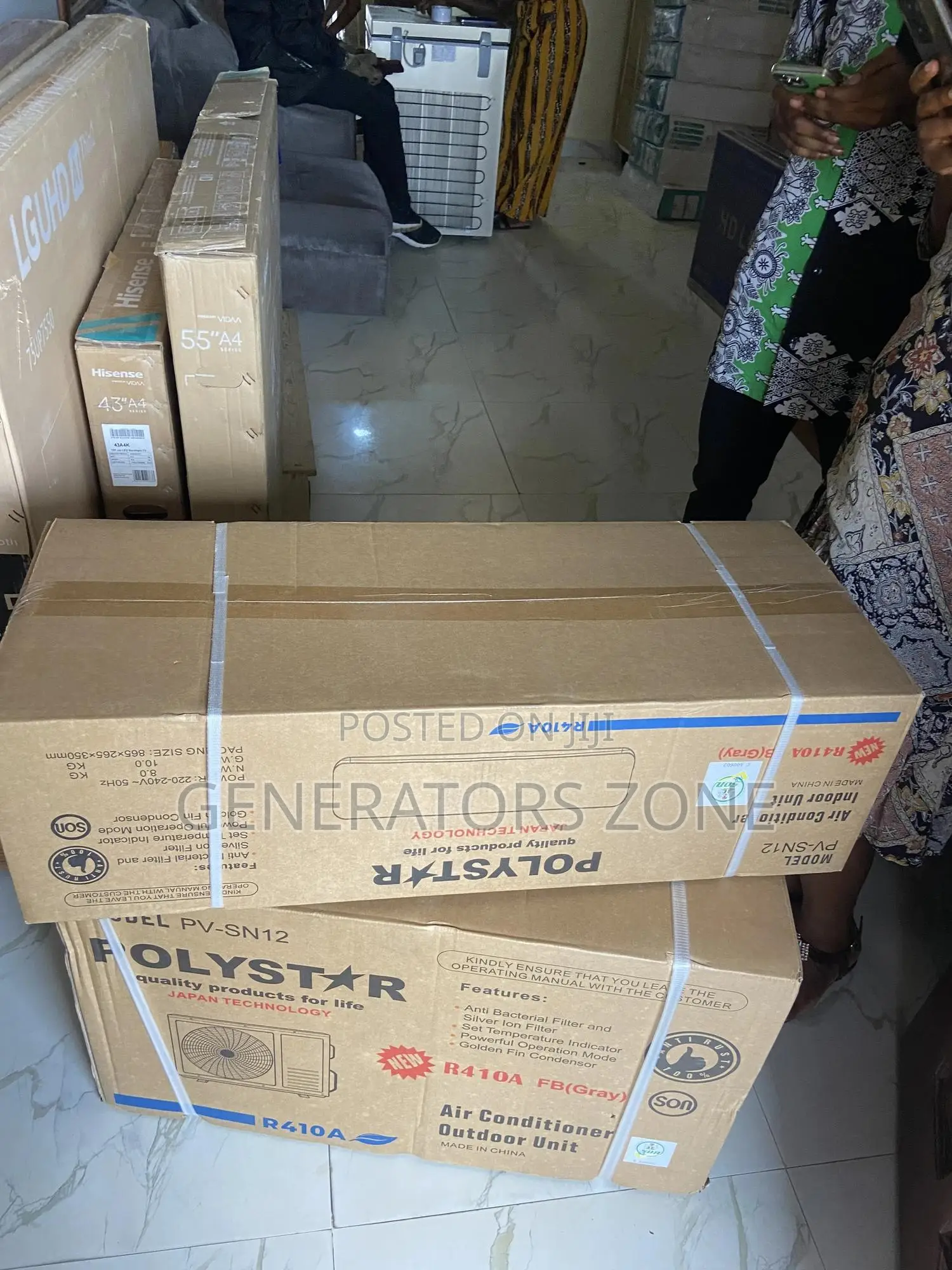 The Brand New Polystar 1.5hp Non-Inverter AC