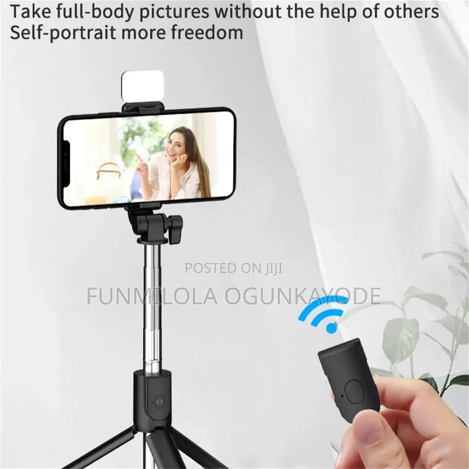 New Foldable Led Light Selfie Stick