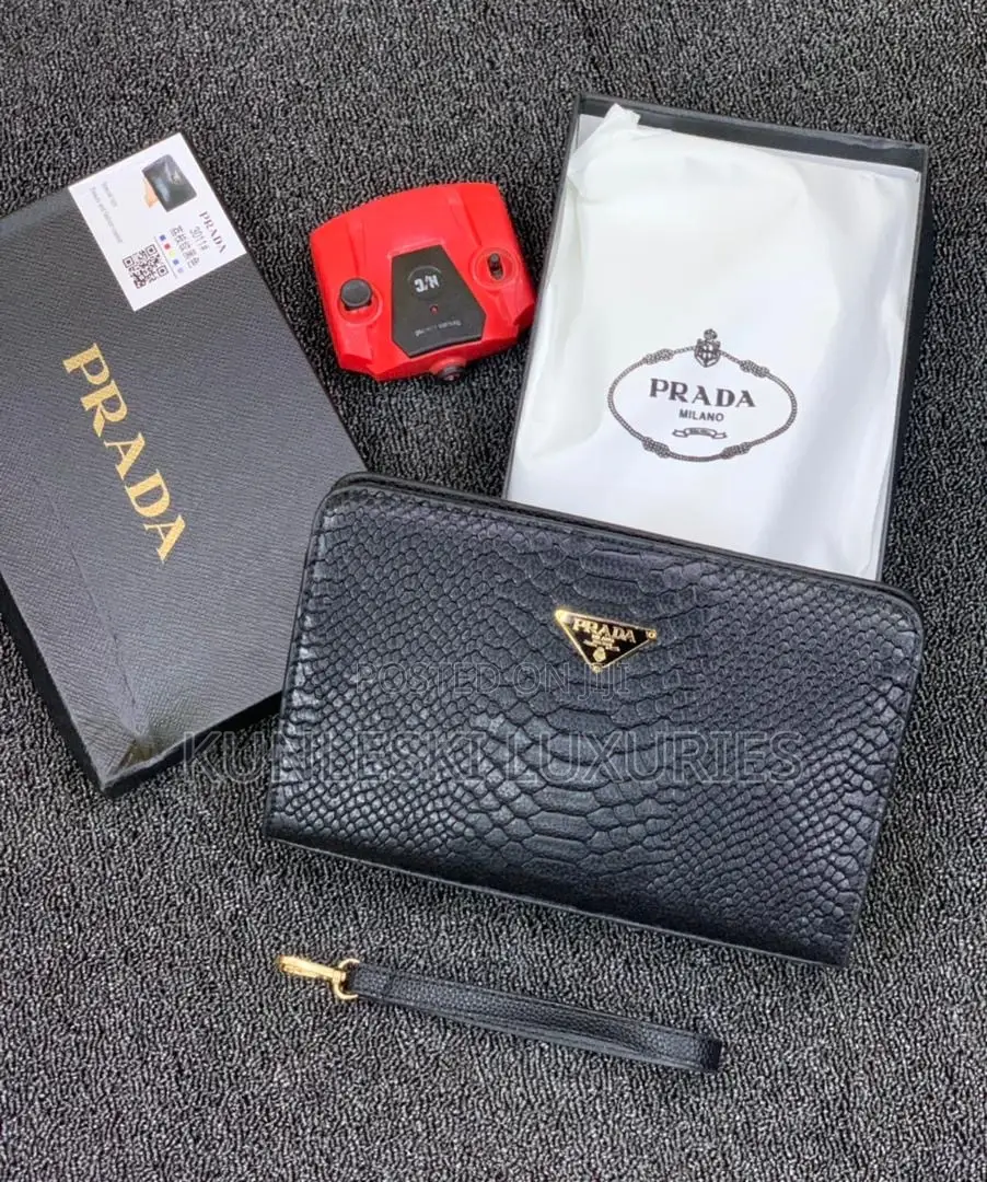 Original Versace Leather Hand Purse Collections for Men