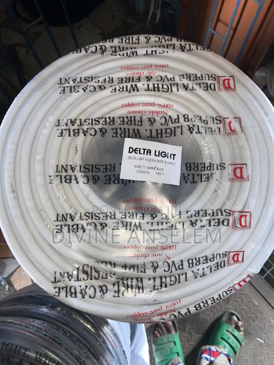 1.5mm 4core Copper Cable