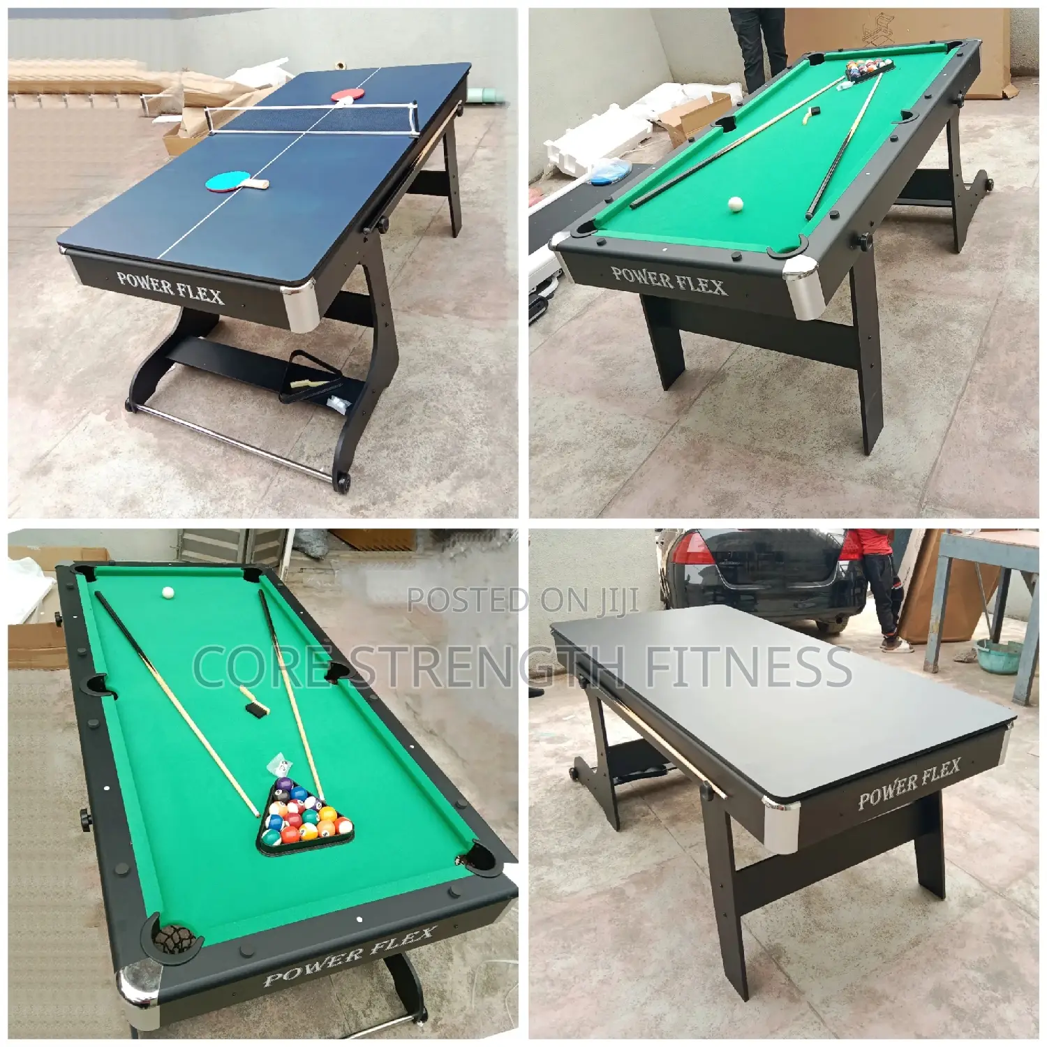 6feet Foldable 3-in-1 Multi Game Snooker Table