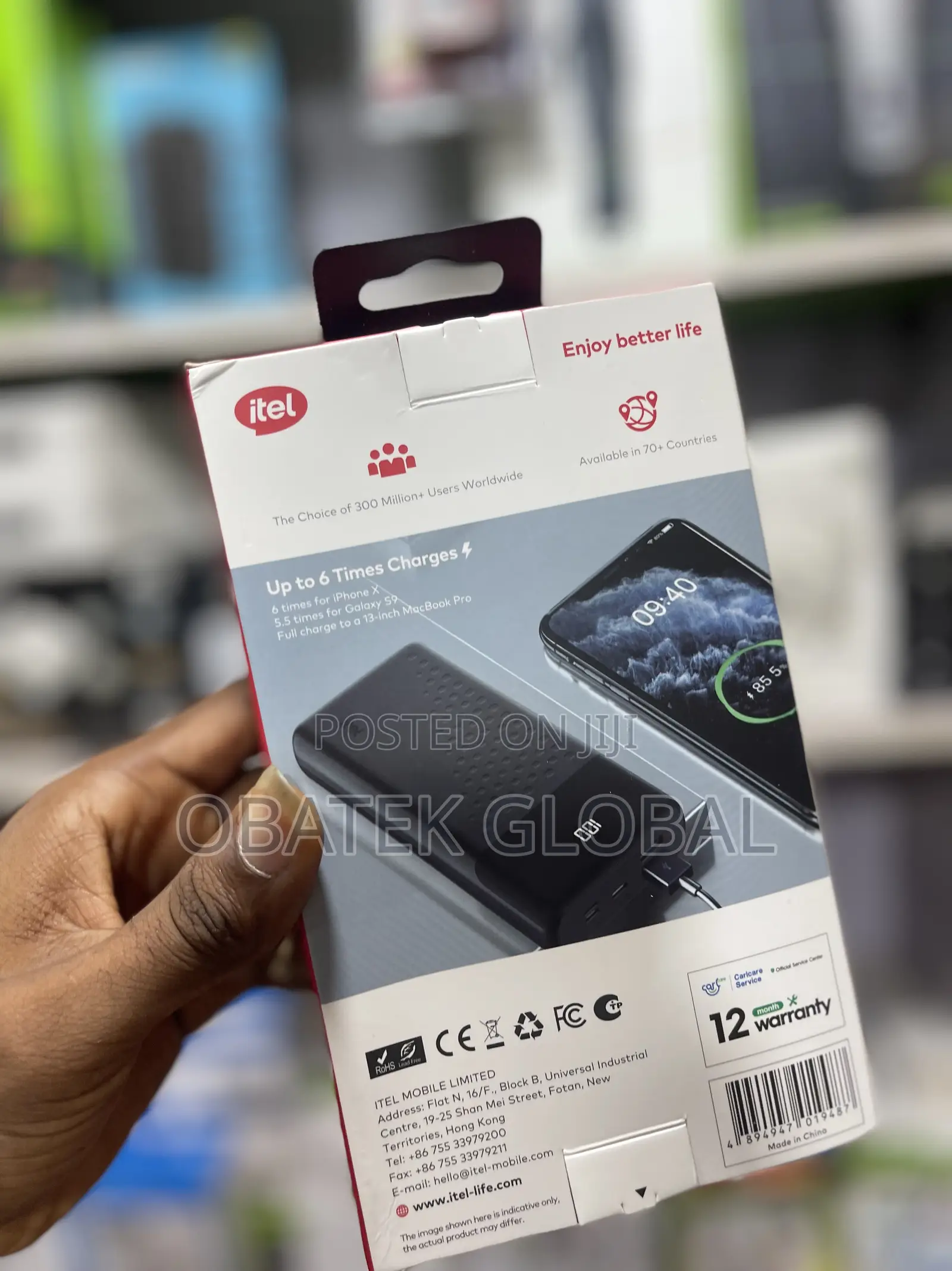 Itel 27000mah Fast Charging Capacity Powerbank