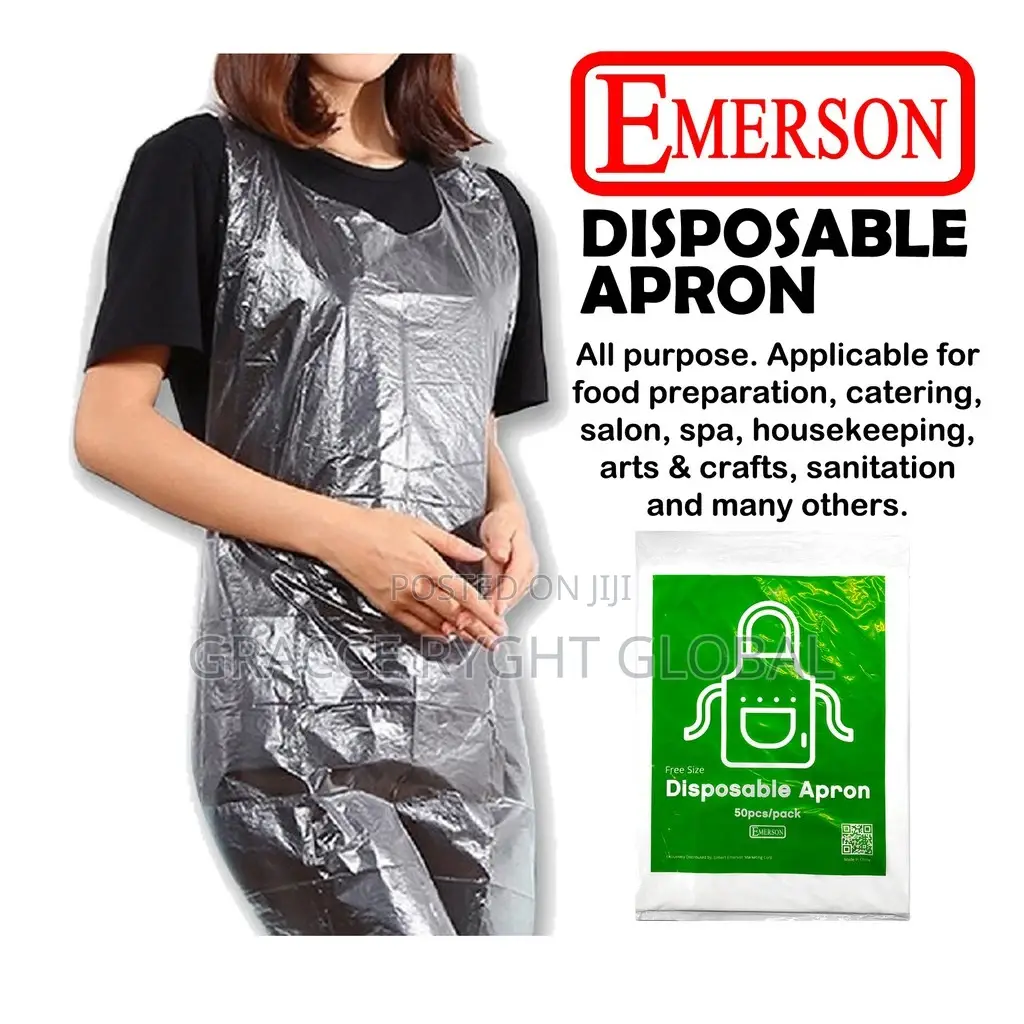 12pcs Disposable Nylon Apron for Painting Party and Craft