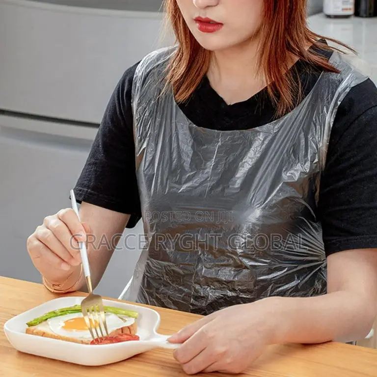 12pcs Disposable Nylon Apron for Painting Party and Craft