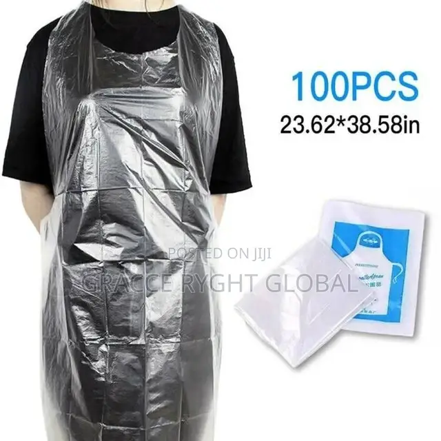12pcs Disposable Nylon Apron for Painting Party and Craft