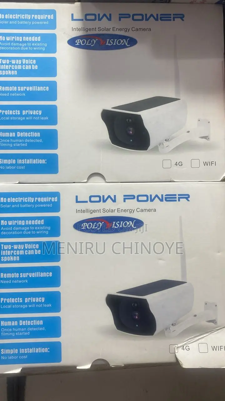 Low Power Solar Camera Wifi Bullet