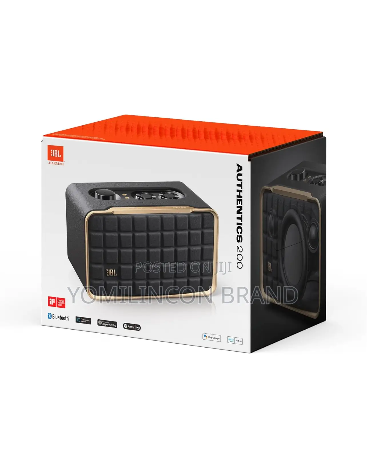 JBL Authentics 200 - Wireless Home Speaker, Built in Wi-Fi