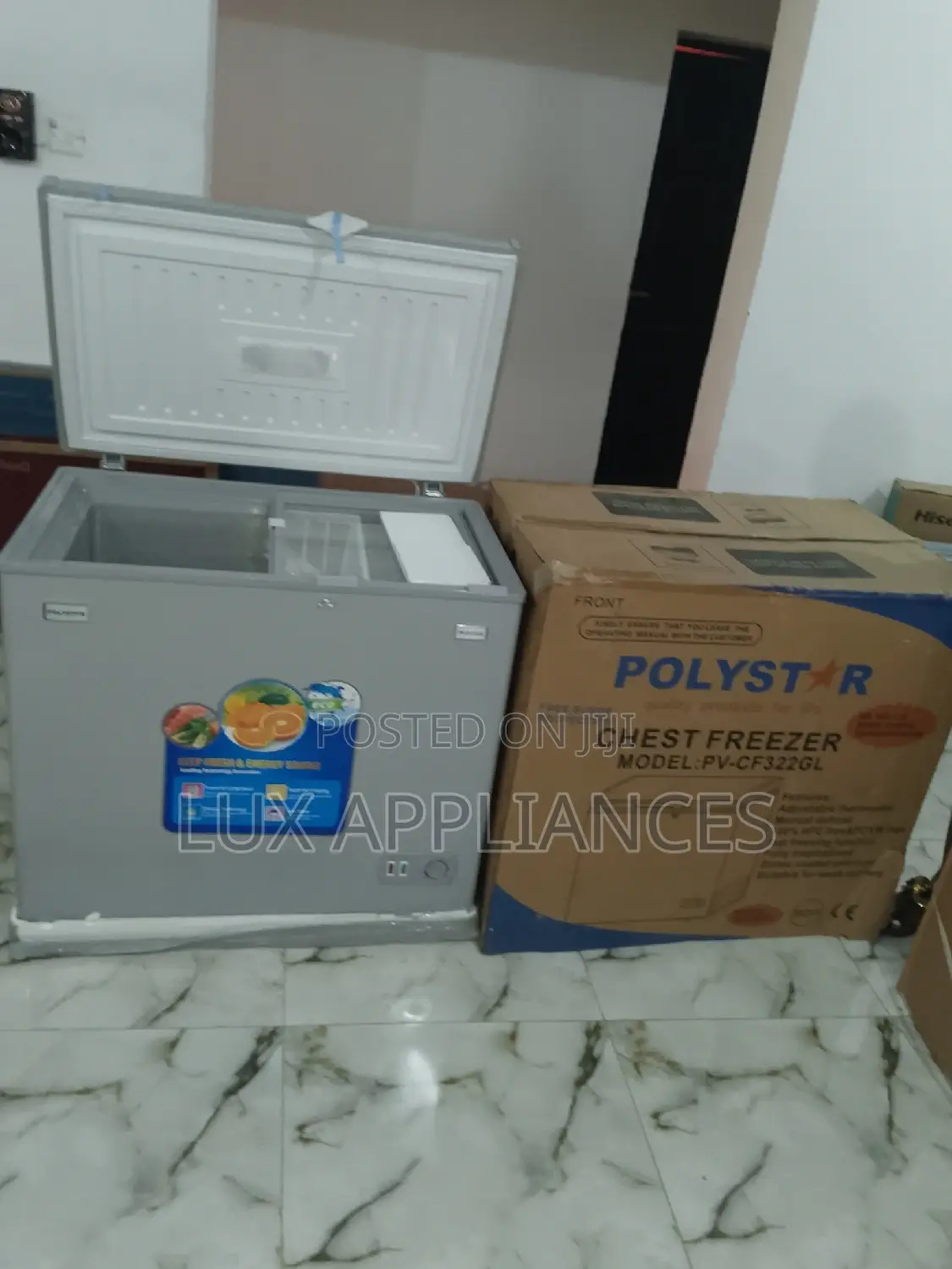 Brand New Easy to Maintain Polystar Chest Freezer
