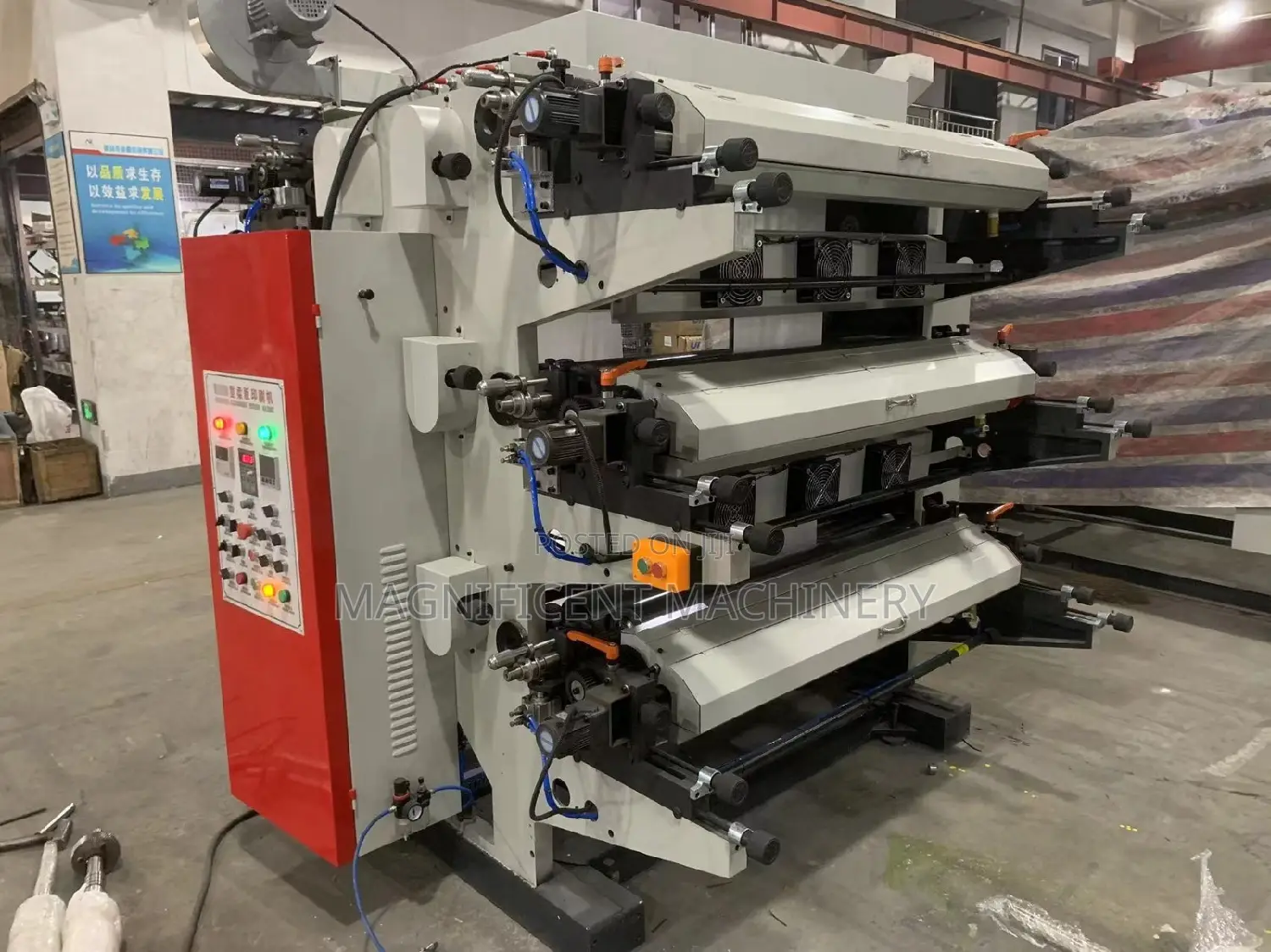 Two Colour Flexographic Nylon Printing Machine