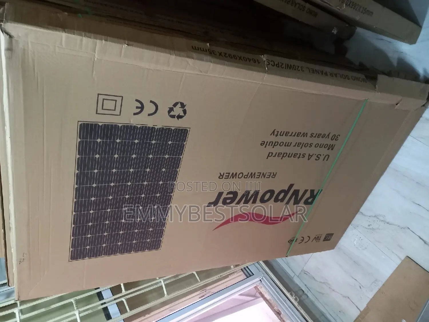 300w Mono Crystalline Rn Power Solar Panel