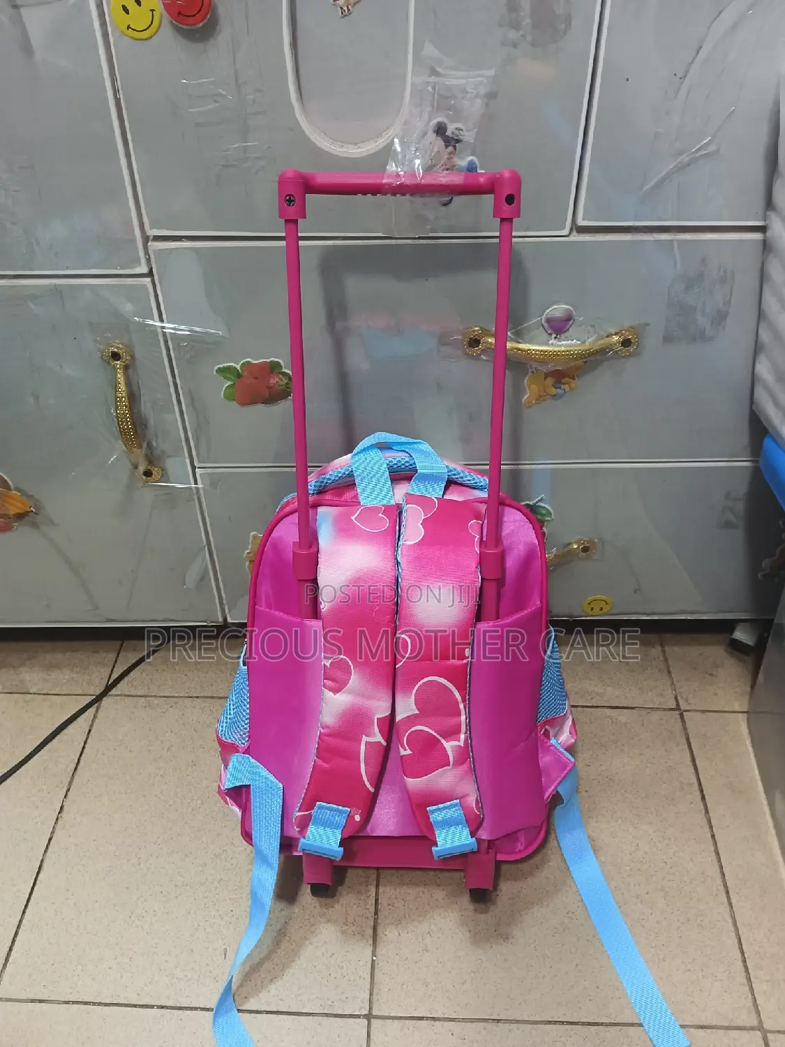 Girls Beginer Troulley School Bag for Age 1 to 3years To