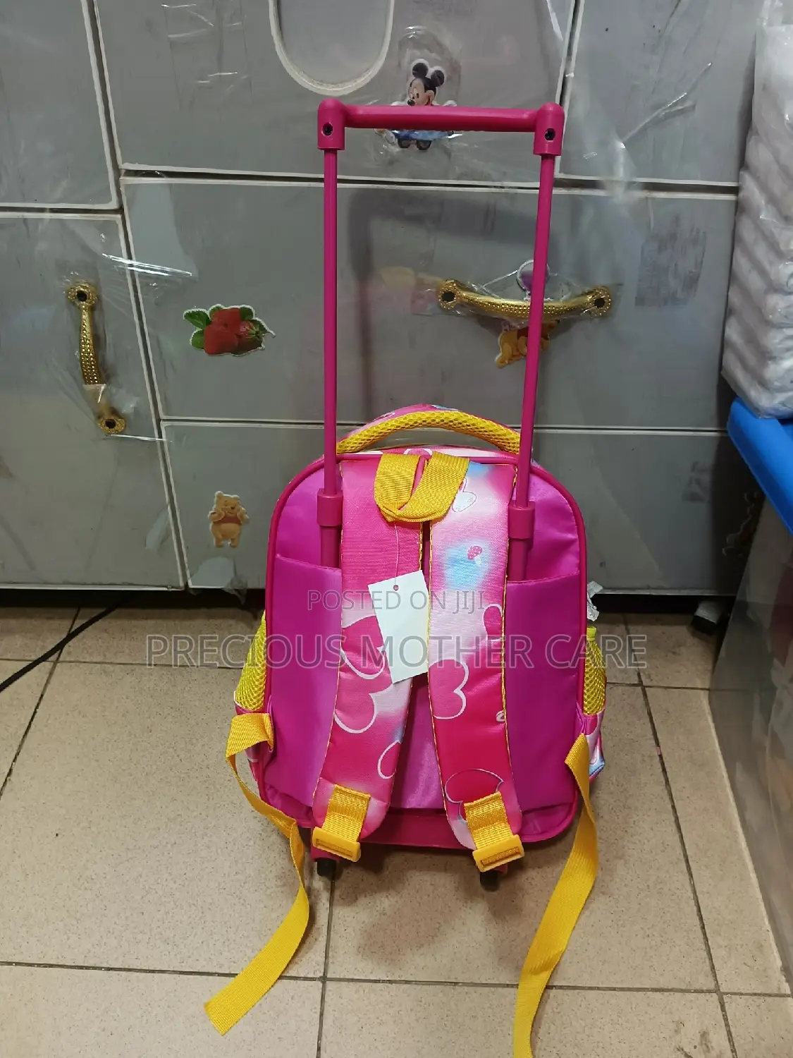 Girls Beginer Troulley School Bag for Age 1 to 3years To