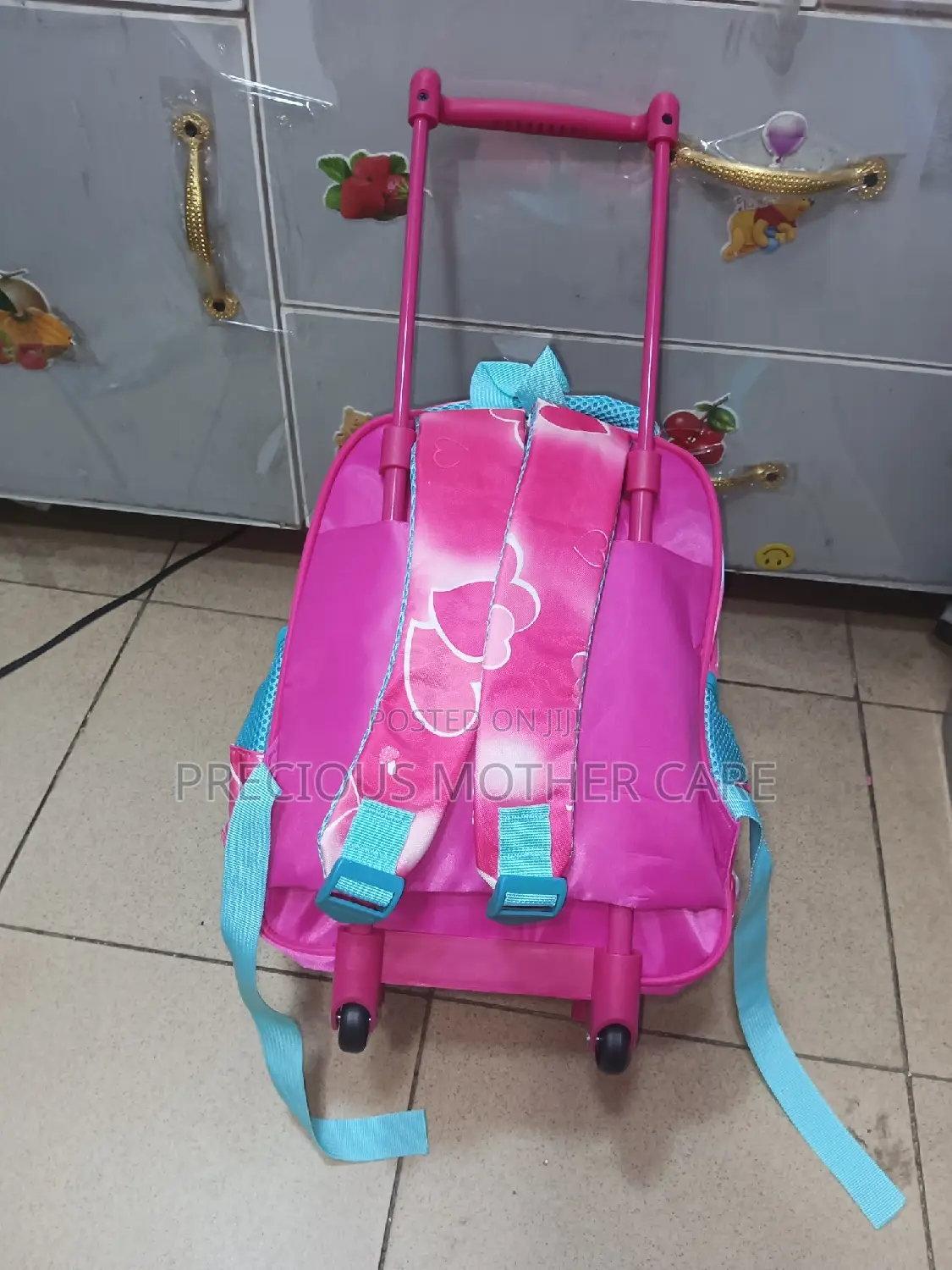 Girls Beginer Troulley School Bag for Age 1 to 3years To