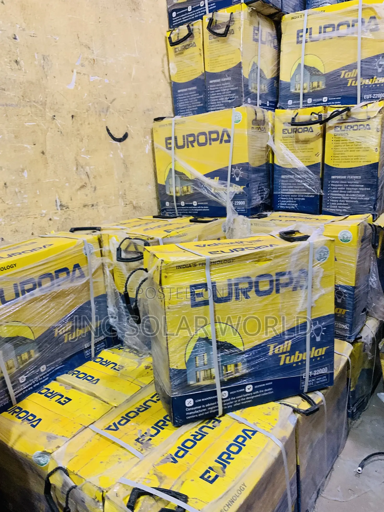220ah/12v Europa Tubular Battery